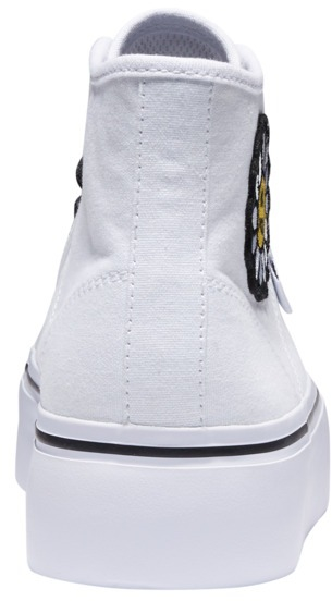 Кеды женские DC Manualhi Pltfrm J Shoe ADJS300296-WBF 42.5 (10.5 US) белые фото 