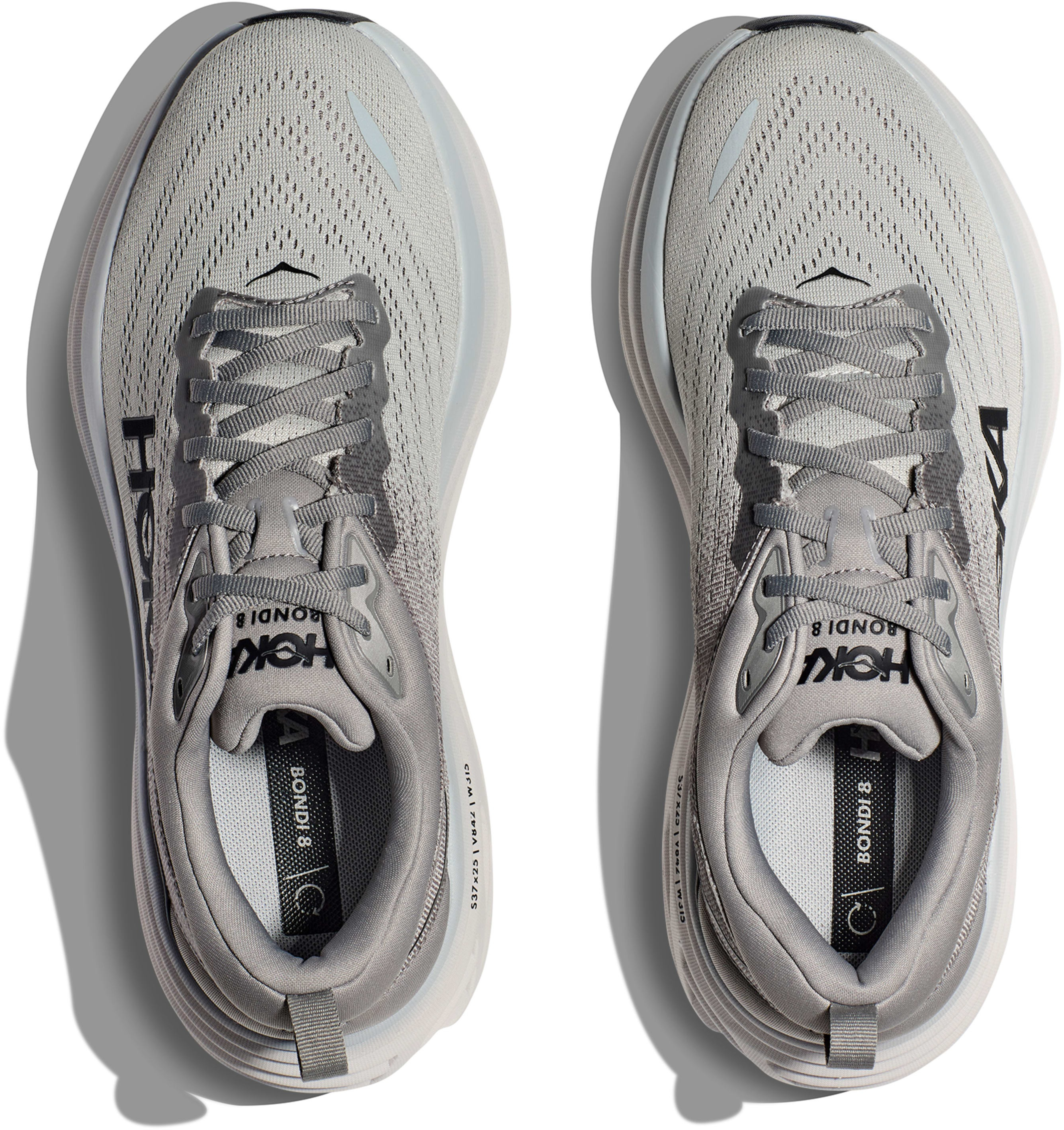 Кроссовки мужские для бега Hoka Bondi 8 1123202-SHMS 40 2/3 (7.5 US) серые фото 7