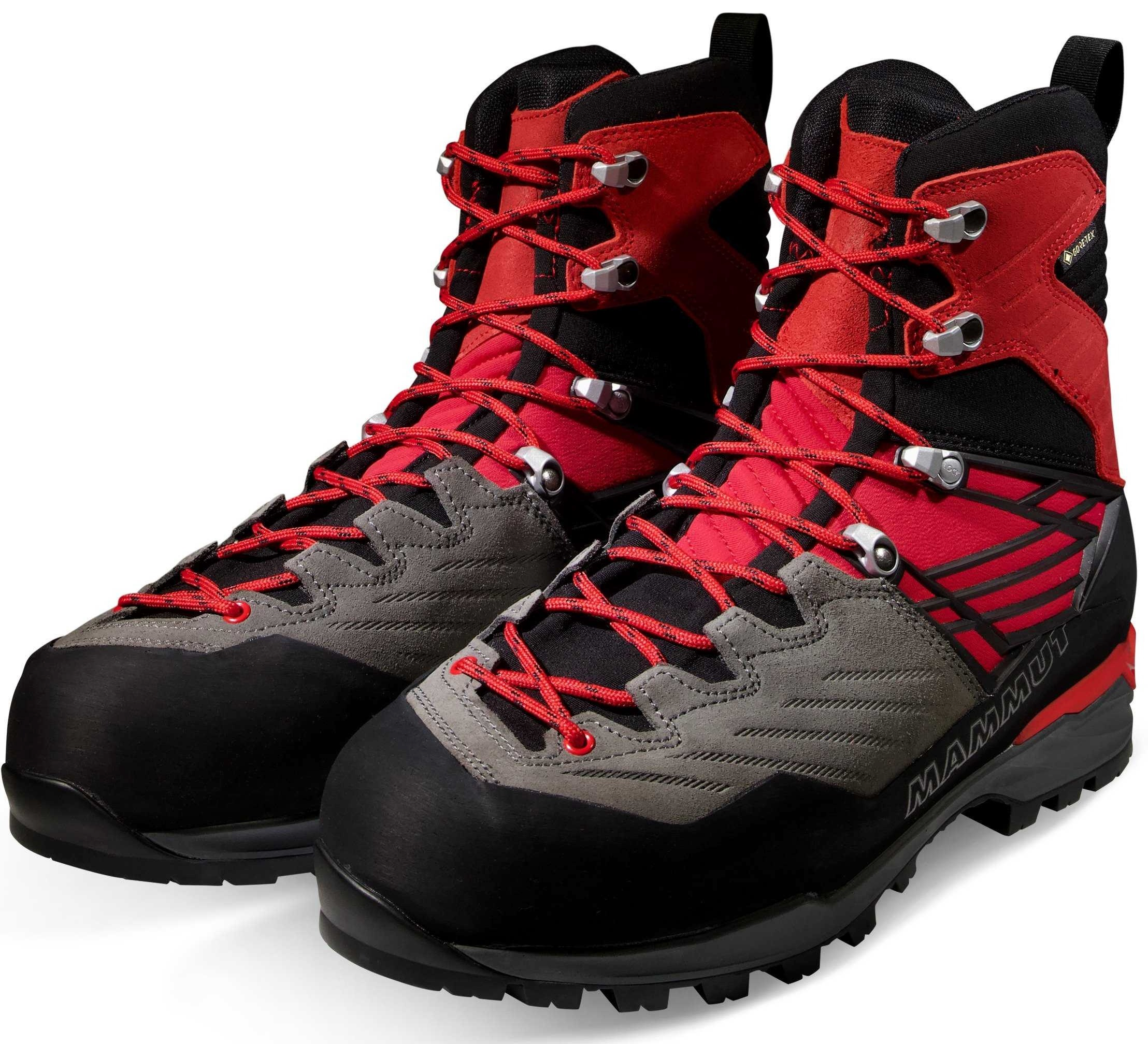 Черевики чоловічі для альпінізму Mammut Kento Pro High GTX 3010-01000 42 (8 UK) чорно-червоніфото3