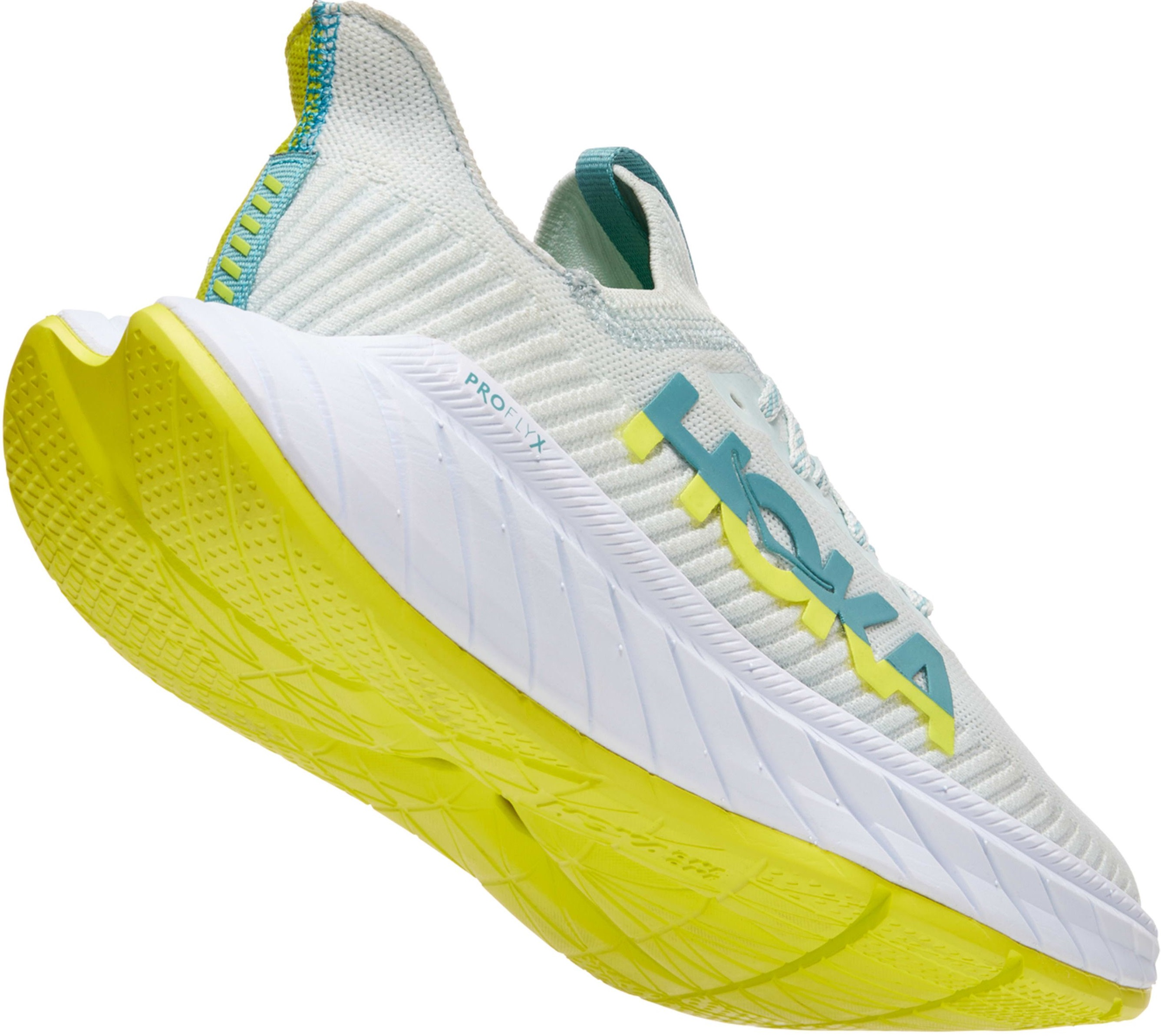 Кроссовки мужские для бега Hoka Carbon X 3 1123192-BSEP 40 (7 US) белые фото 4