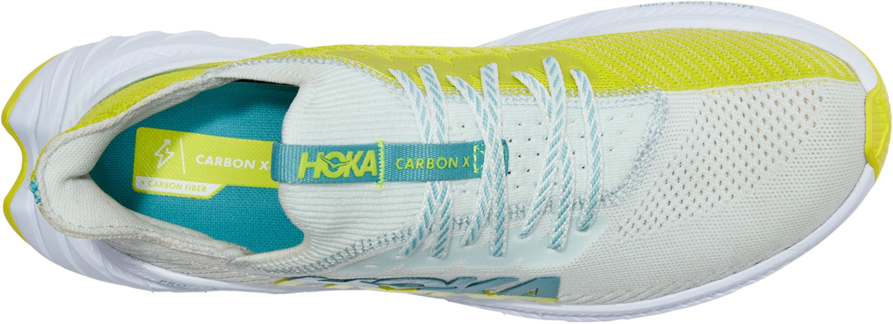 Кроссовки мужские для бега Hoka Carbon X 3 1123192-BSEP 40 (7 US) белые фото 5