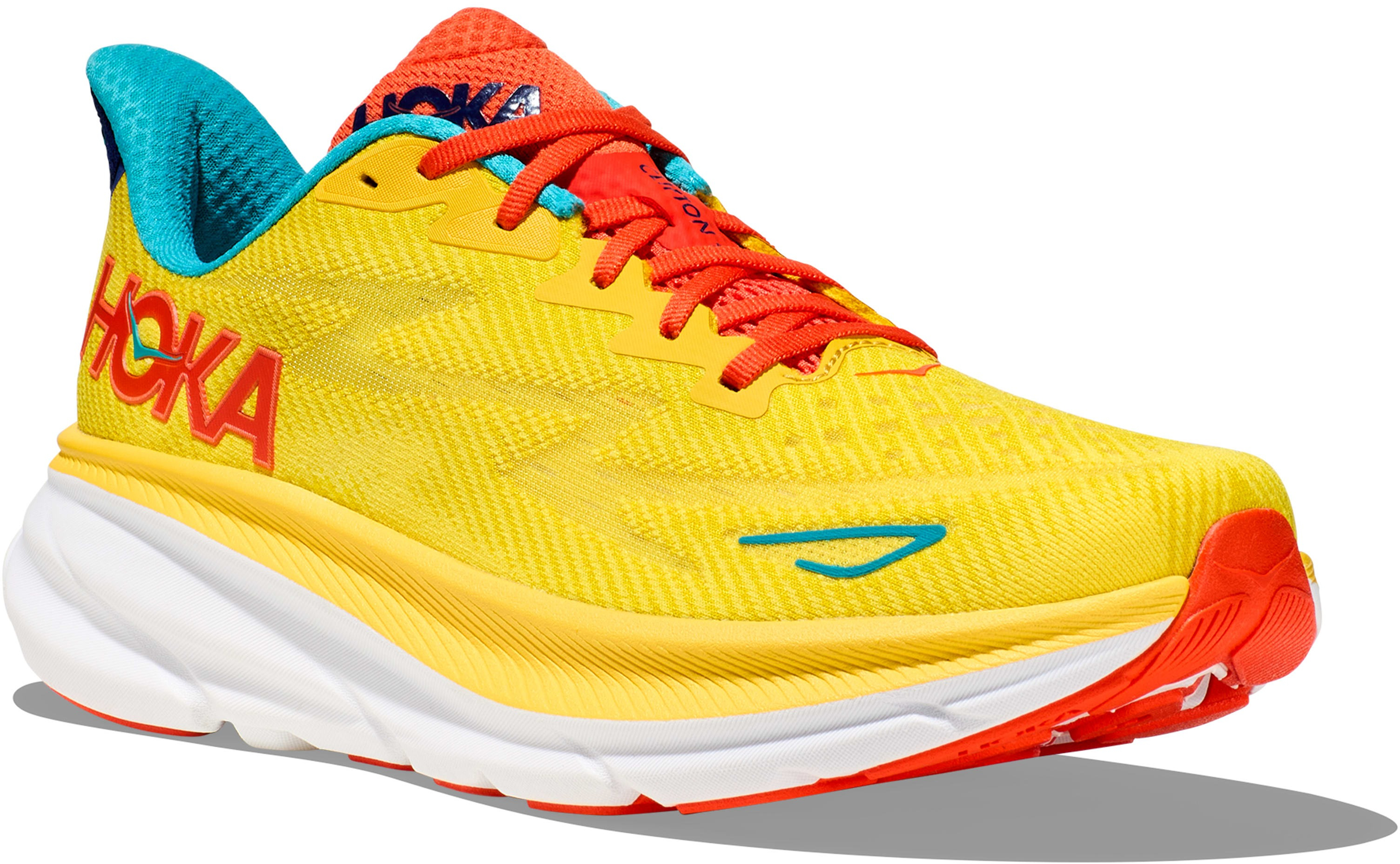 Кросівки чоловічі для бігу Hoka Clifton 9 1127895-PFMZ 41 1/3 (8 US) жовтіфото3