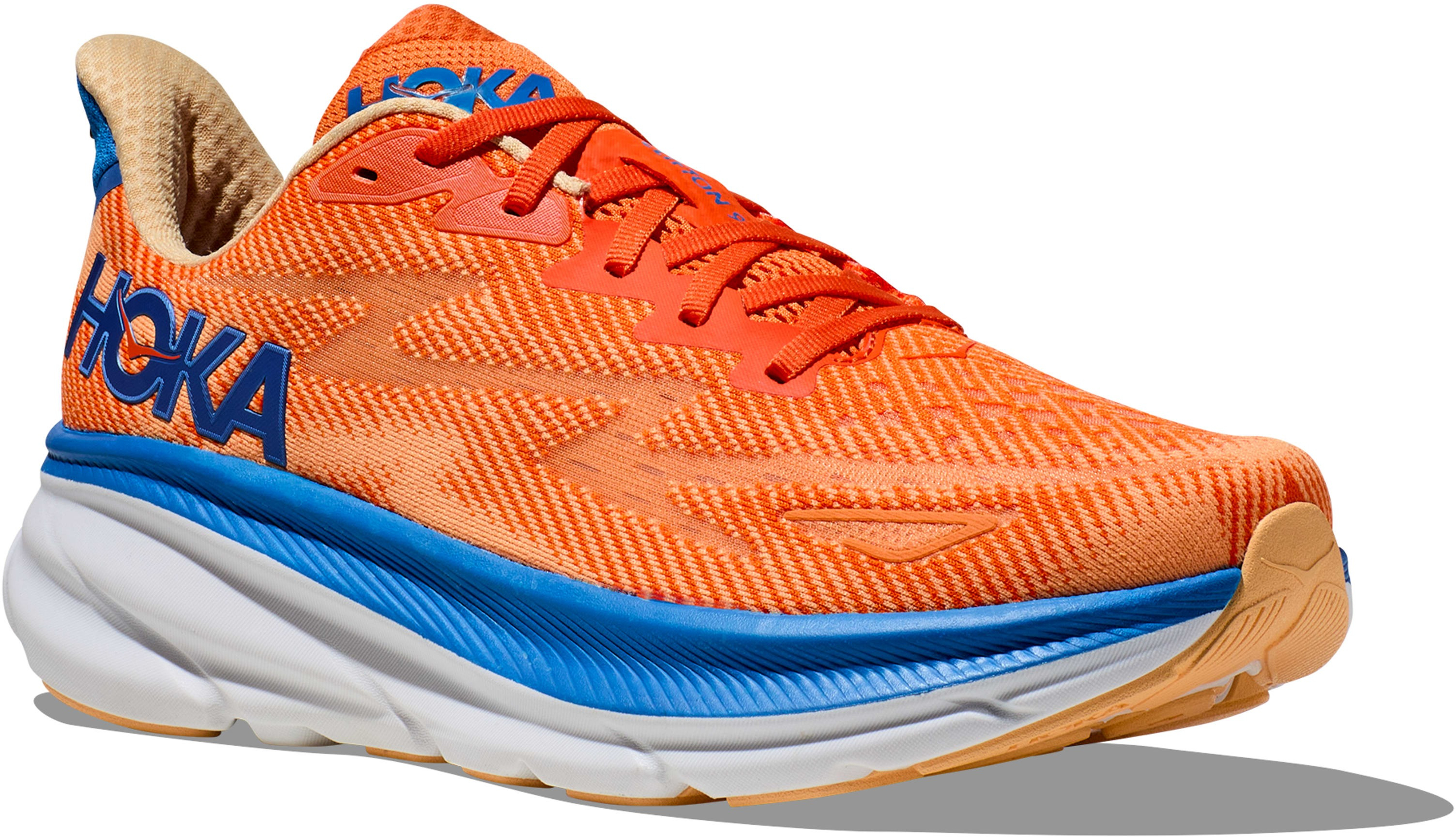 Кросівки чоловічі для бігу Hoka Clifton 9 1127895-VOIM 42 2/3 (9 US) оранжевіфото3