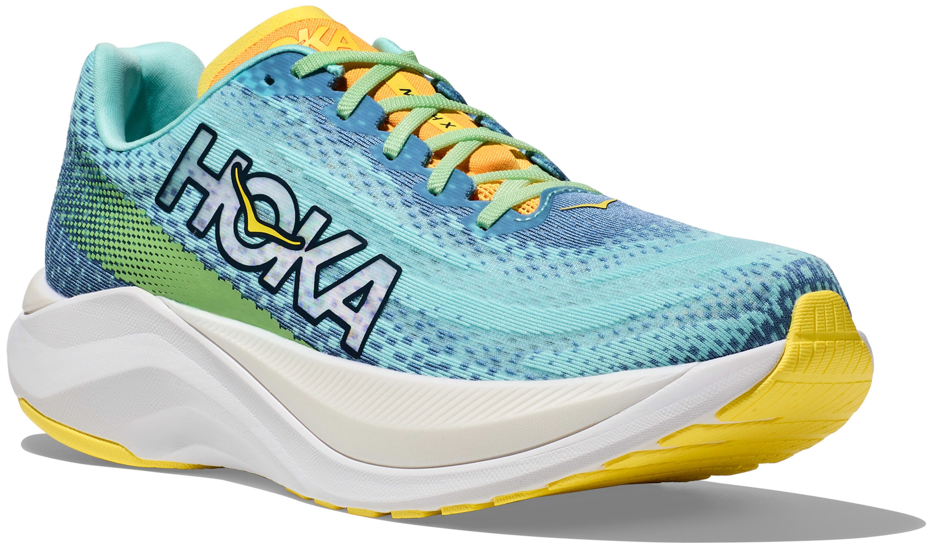 Кроссовки мужские для бега Hoka Mach X 1141450-DDL 40 (7 US) голубые фото 3