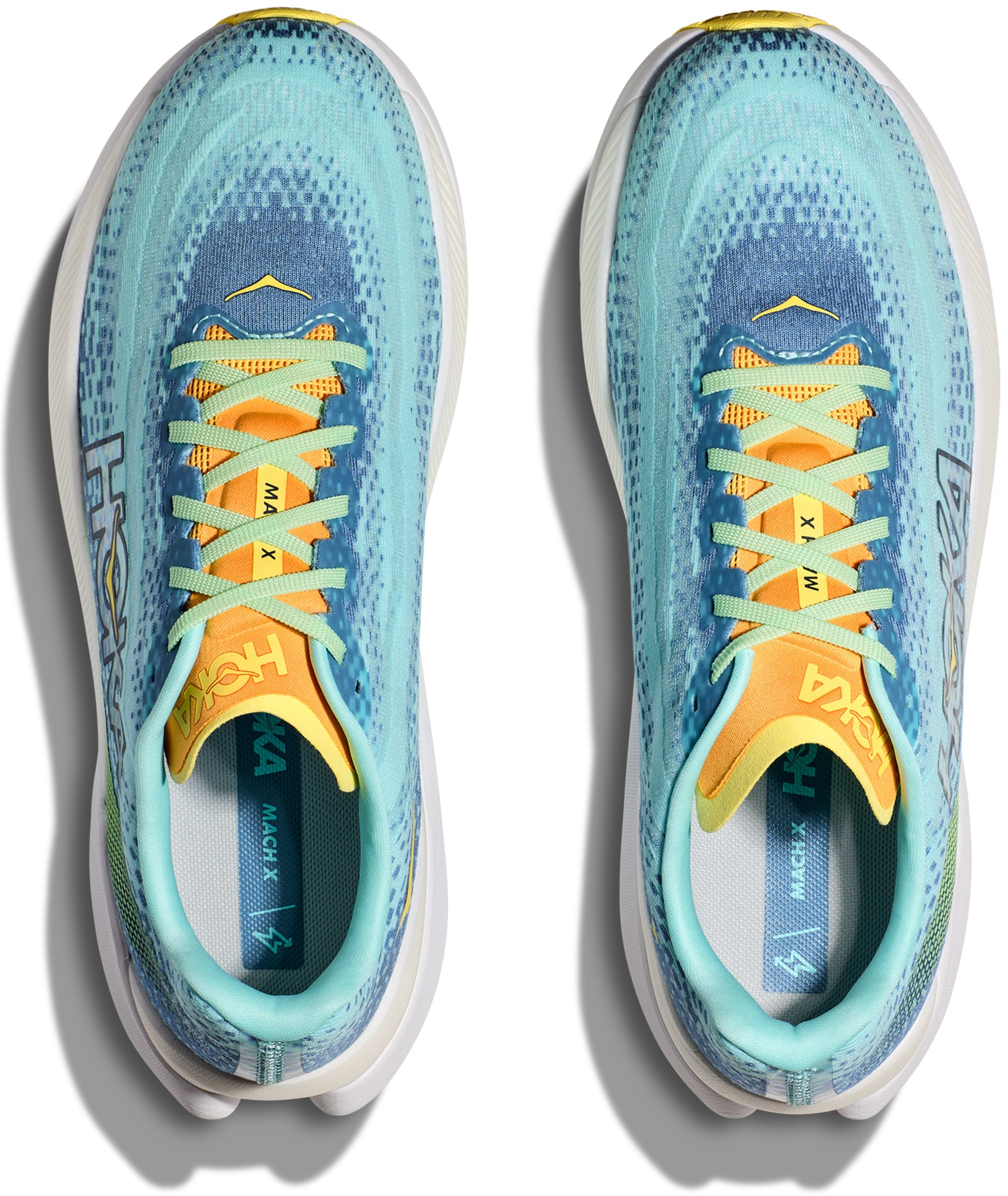 Кроссовки мужские для бега Hoka Mach X 1141450-DDL 40 (7 US) голубые фото 5