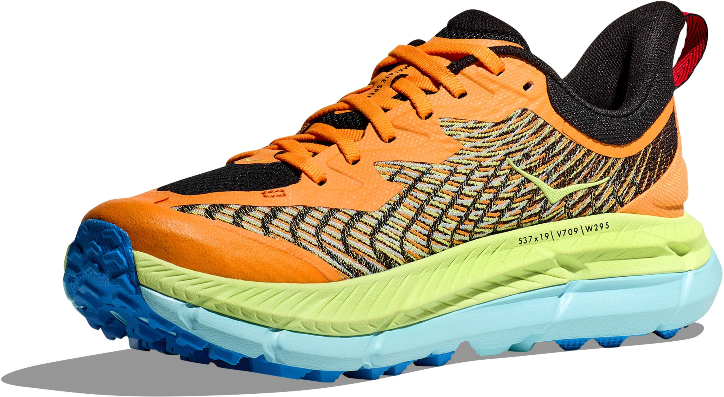 Кроссовки мужские для бега Hoka Mafate Speed 4 1129930-SLRL 43 1/3 (9.5 US) оранжевые фото 4