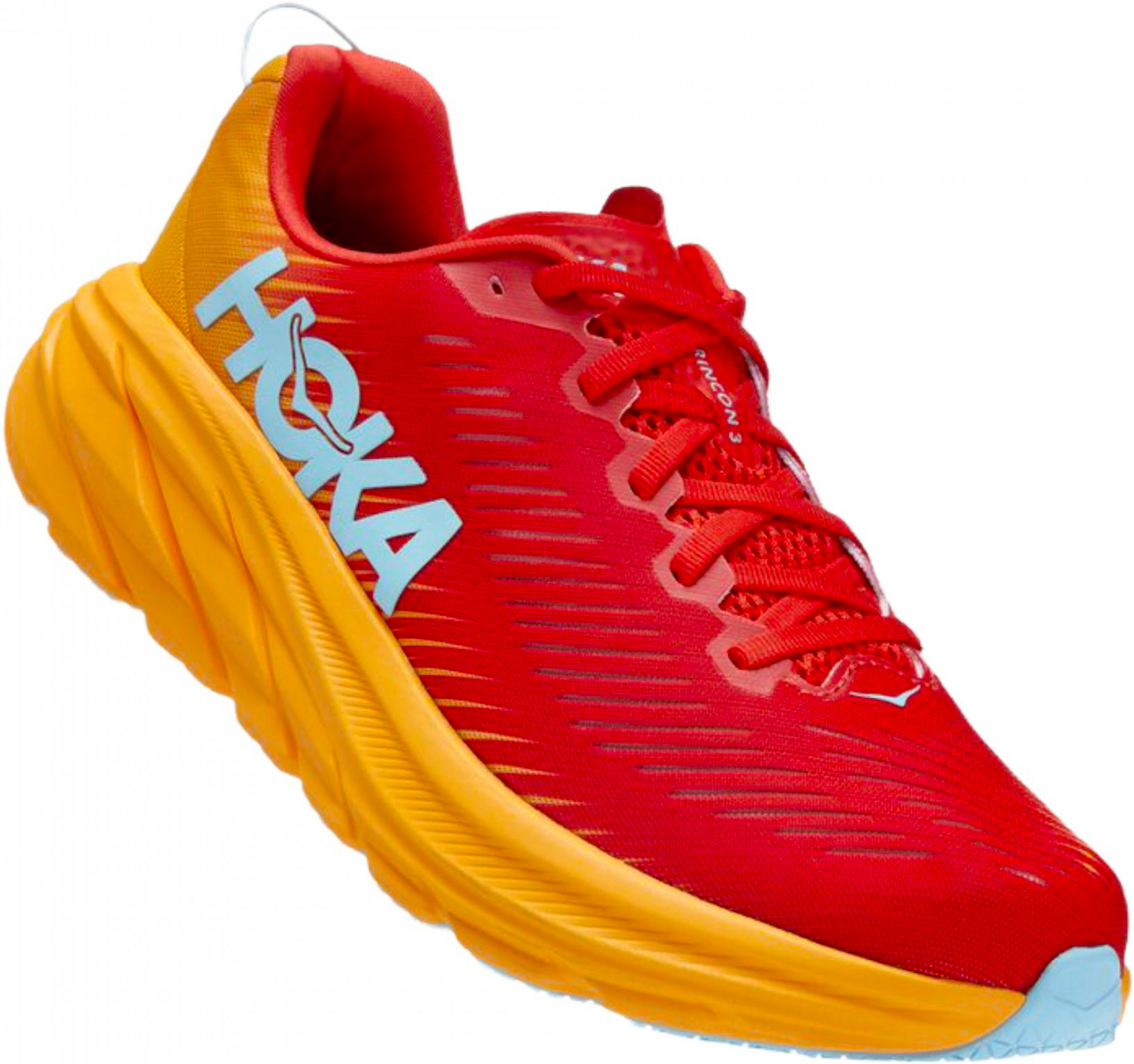 Кроссовки мужские для бега Hoka Rincon 3 1119395-FAYW 41 1/3 (8 US) красные фото 3