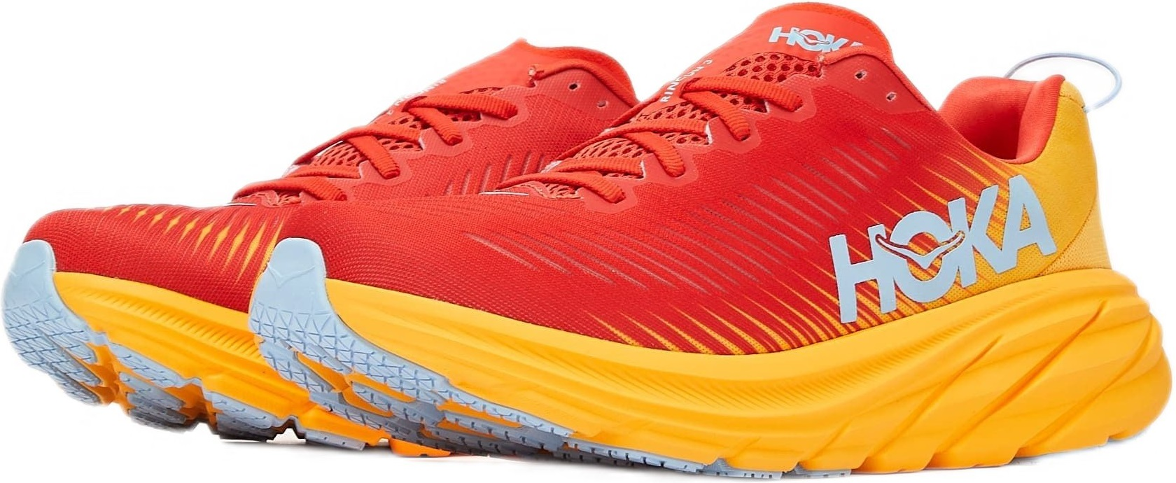 Кроссовки мужские для бега Hoka Rincon 3 1119395-FAYW 41 1/3 (8 US) красные фото 6