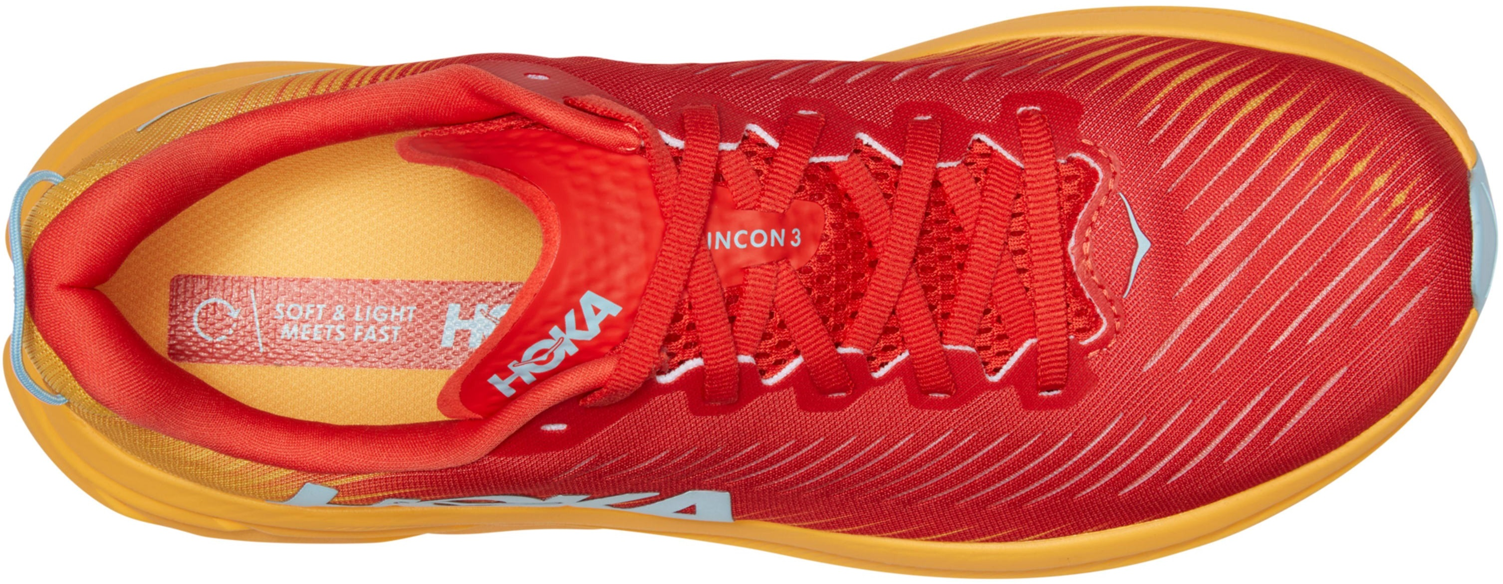 Кроссовки мужские для бега Hoka Rincon 3 1119395-FAYW 44 (10 US) красные фото 9