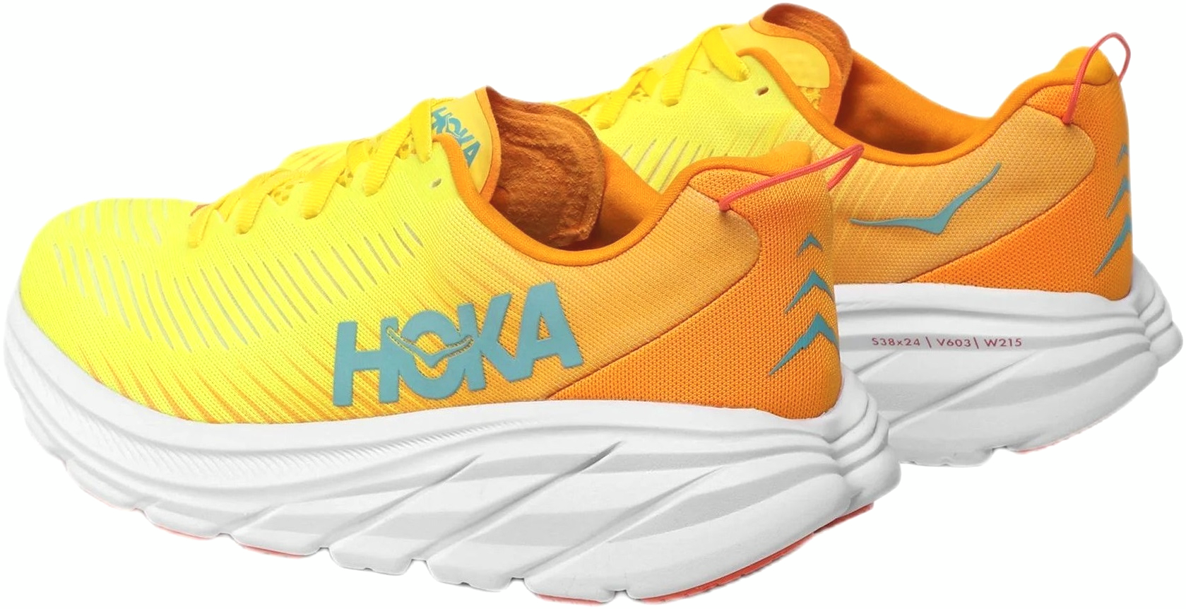 Кроссовки мужские для бега Hoka Rincon 3 1119395-IRYL 43 1/3 (9.5 US) желтые фото 9