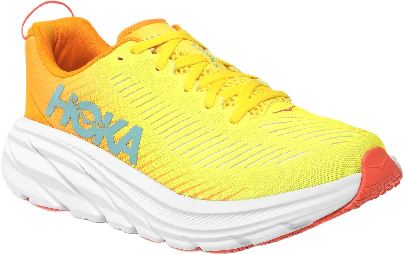 Кроссовки мужские для бега Hoka Rincon 3 1119395-IRYL 43 1/3 (9.5 US) желтые фото 3