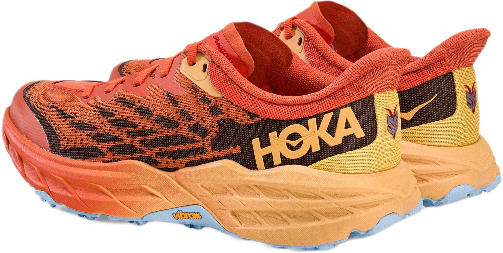 Кроссовки мужские для бега Hoka Speedgoat 5 1123157-PBAY 42 (8.5 US) оранжевые фото 9