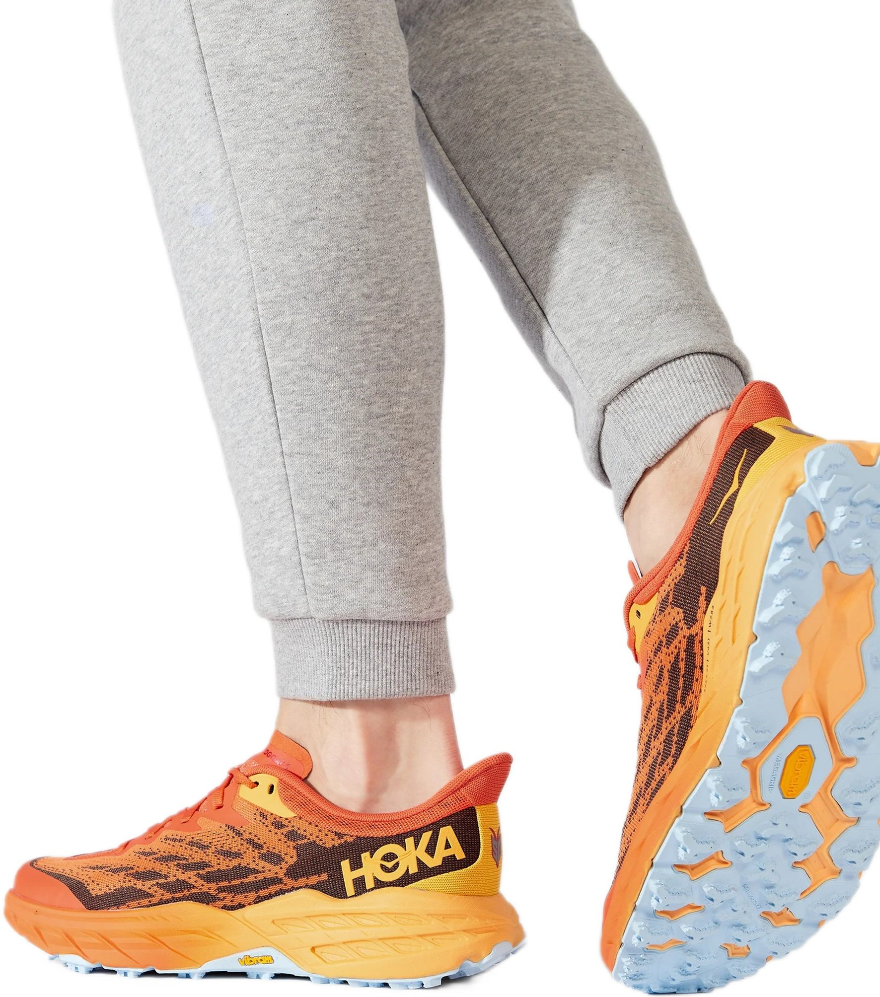 Кроссовки мужские для бега Hoka Speedgoat 5 1123157-PBAY 42 (8.5 US) оранжевые фото 14