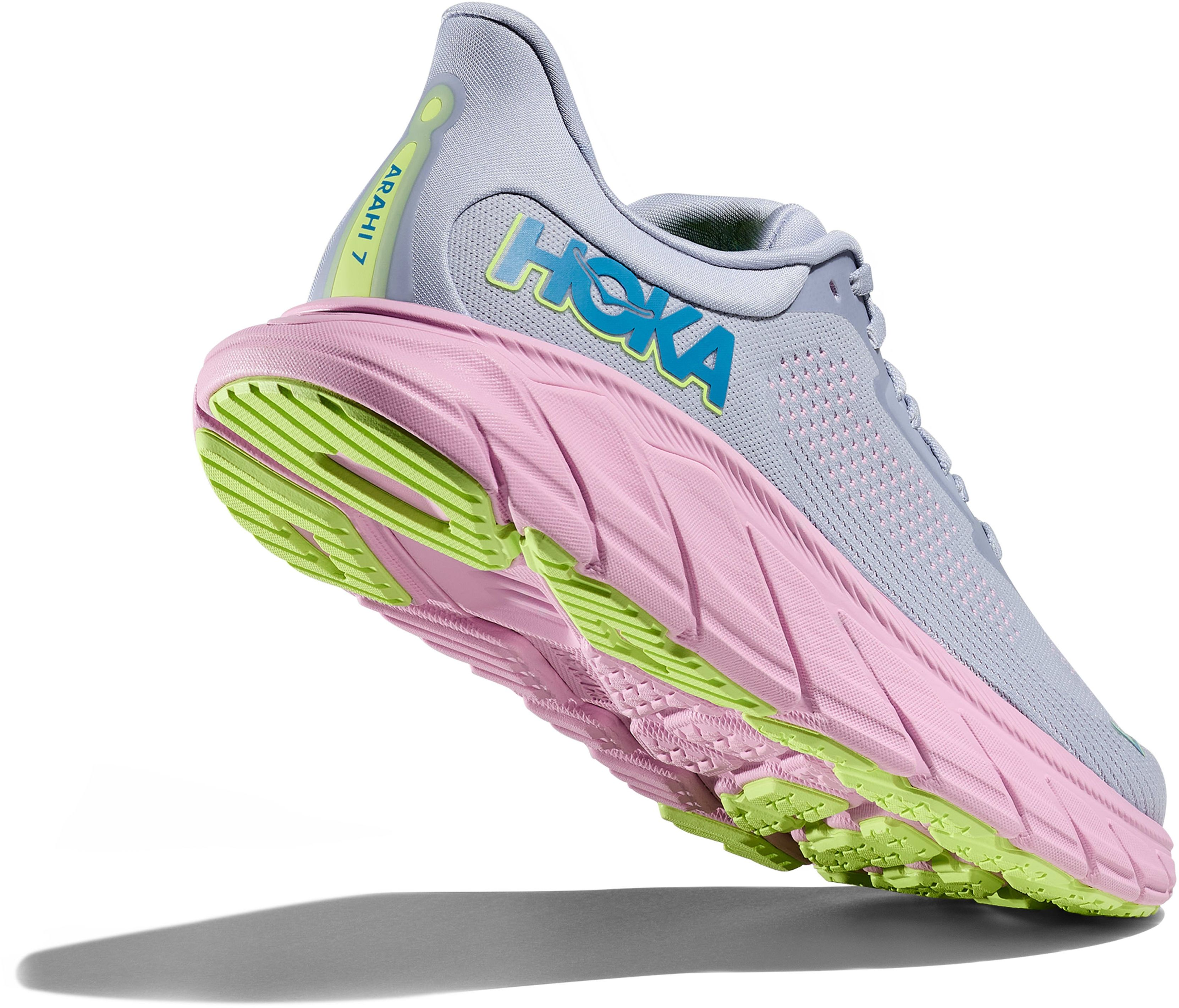 Кроссовки женские для бега Hoka Arahi 7 1147851-GLP 38 (6.5 US) серо-розовые фото 5