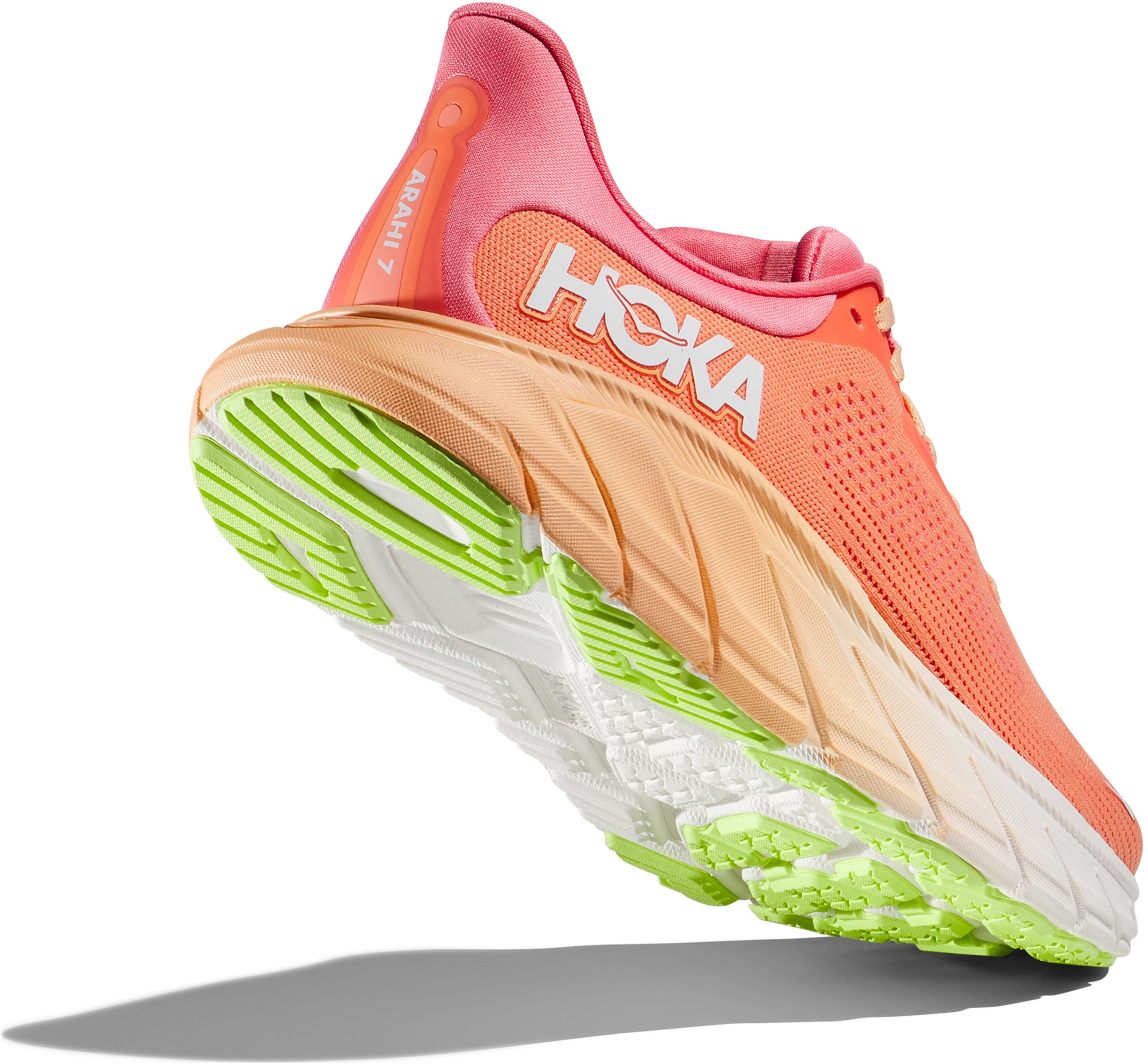 Кроссовки женские для бега Hoka Arahi 7 1147851-PPYC 37 1/3 (6 US) коралловые фото 5