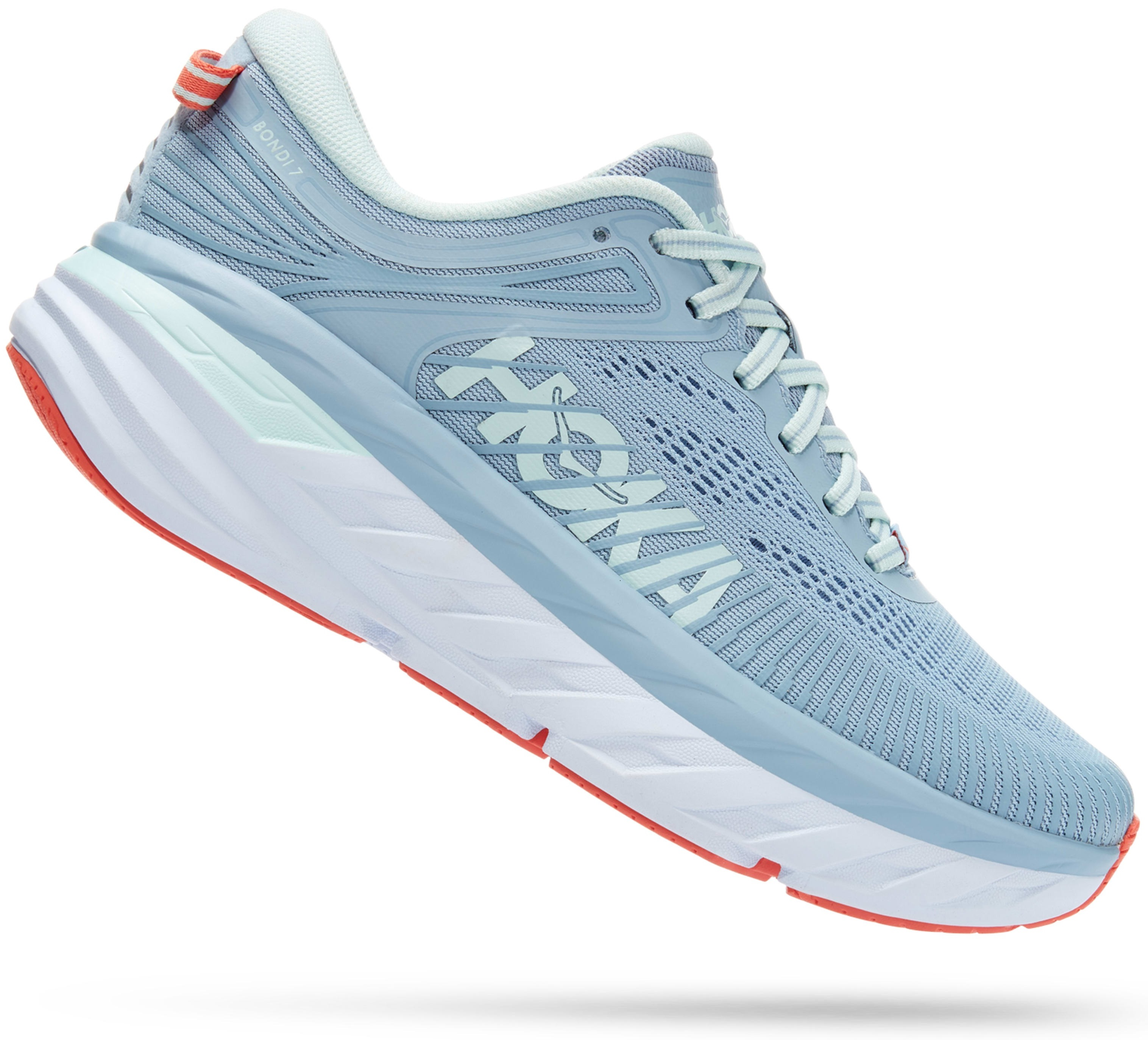 Кроссовки женские для бега Hoka Bondi 7 1110519-BFBG 42 (9.5 US) голубые фото 3