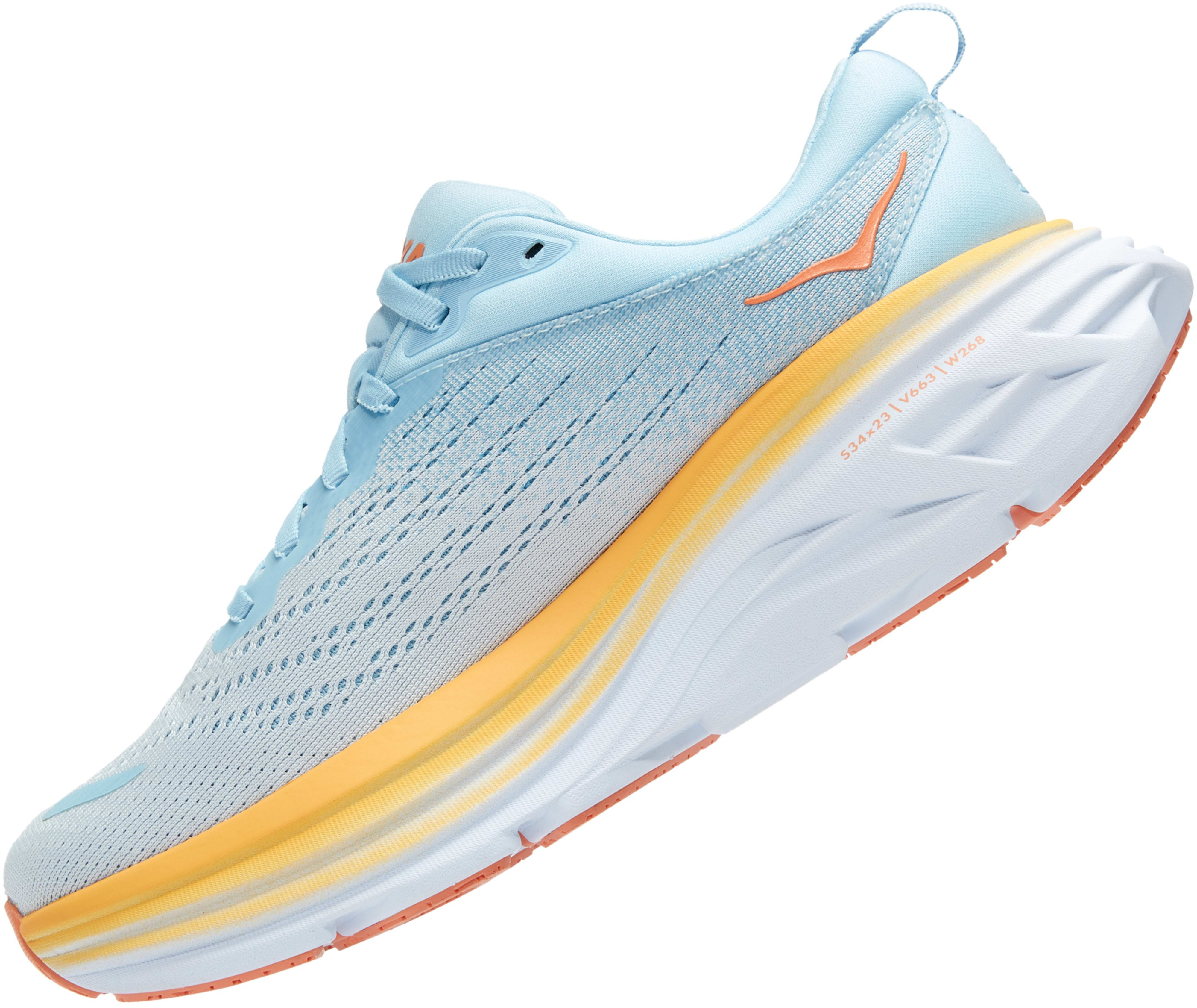 Кросівки жіночі для бігу Hoka Bondi 8 1127952-SSCA 37 1/3 (6 US) блакитніфото4