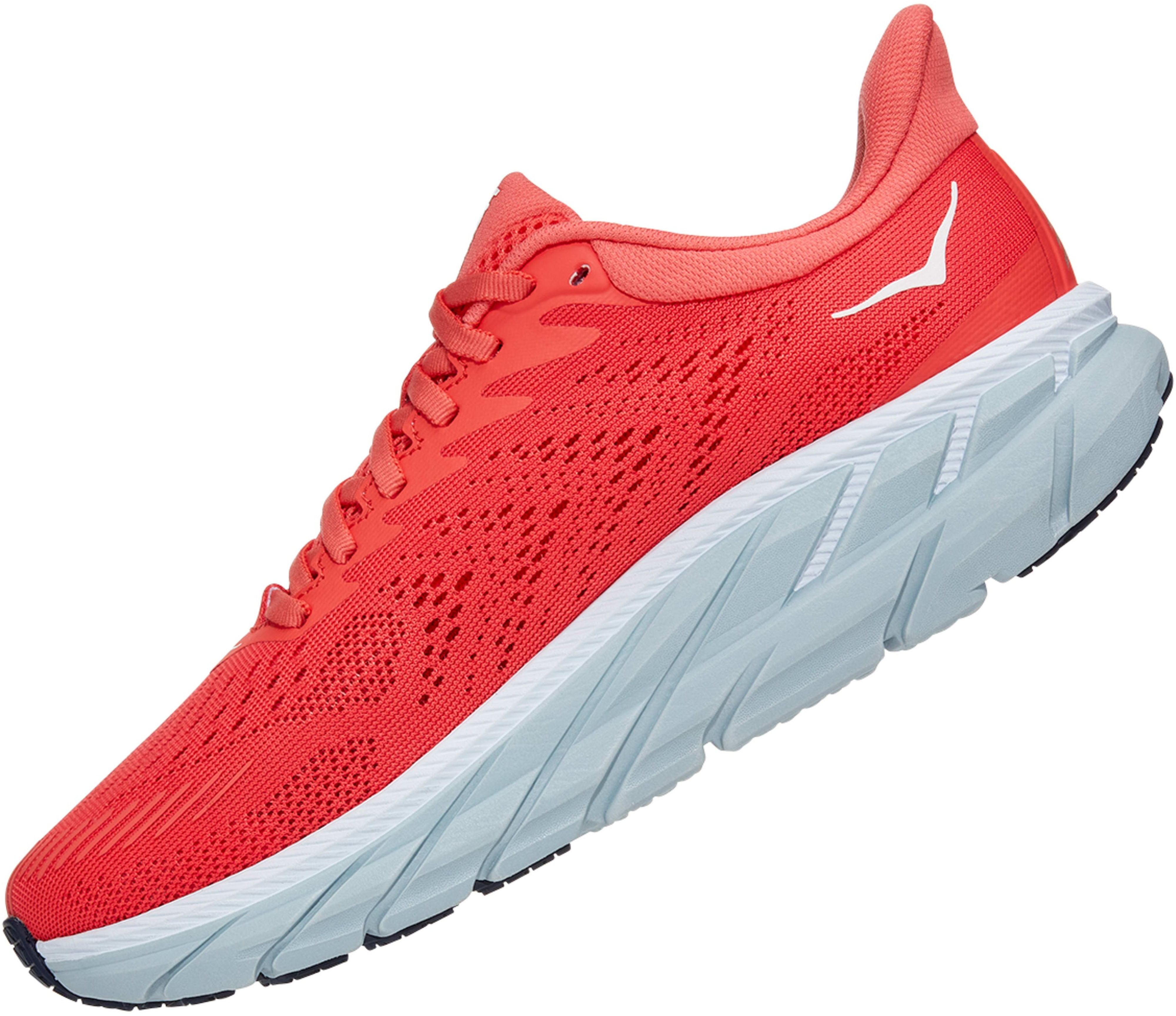 Кроссовки женские для бега Hoka Clifton 7 1110509-HCWH 42 (9.5 US) коралловые фото 4