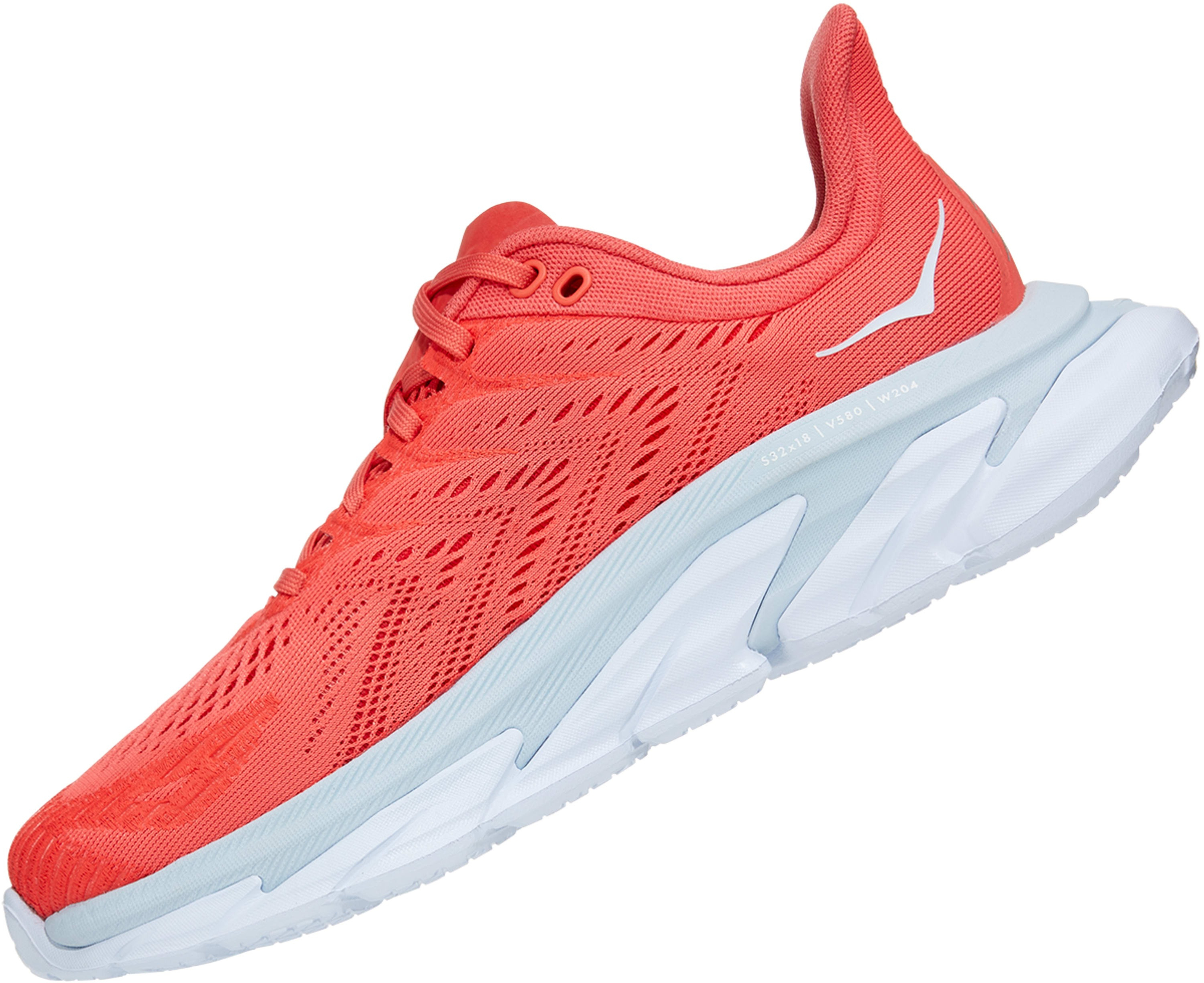 Кроссовки женские для бега Hoka Clifton Edge 1110511-HCWH 38 2/3 (7 US) коралловые фото 4