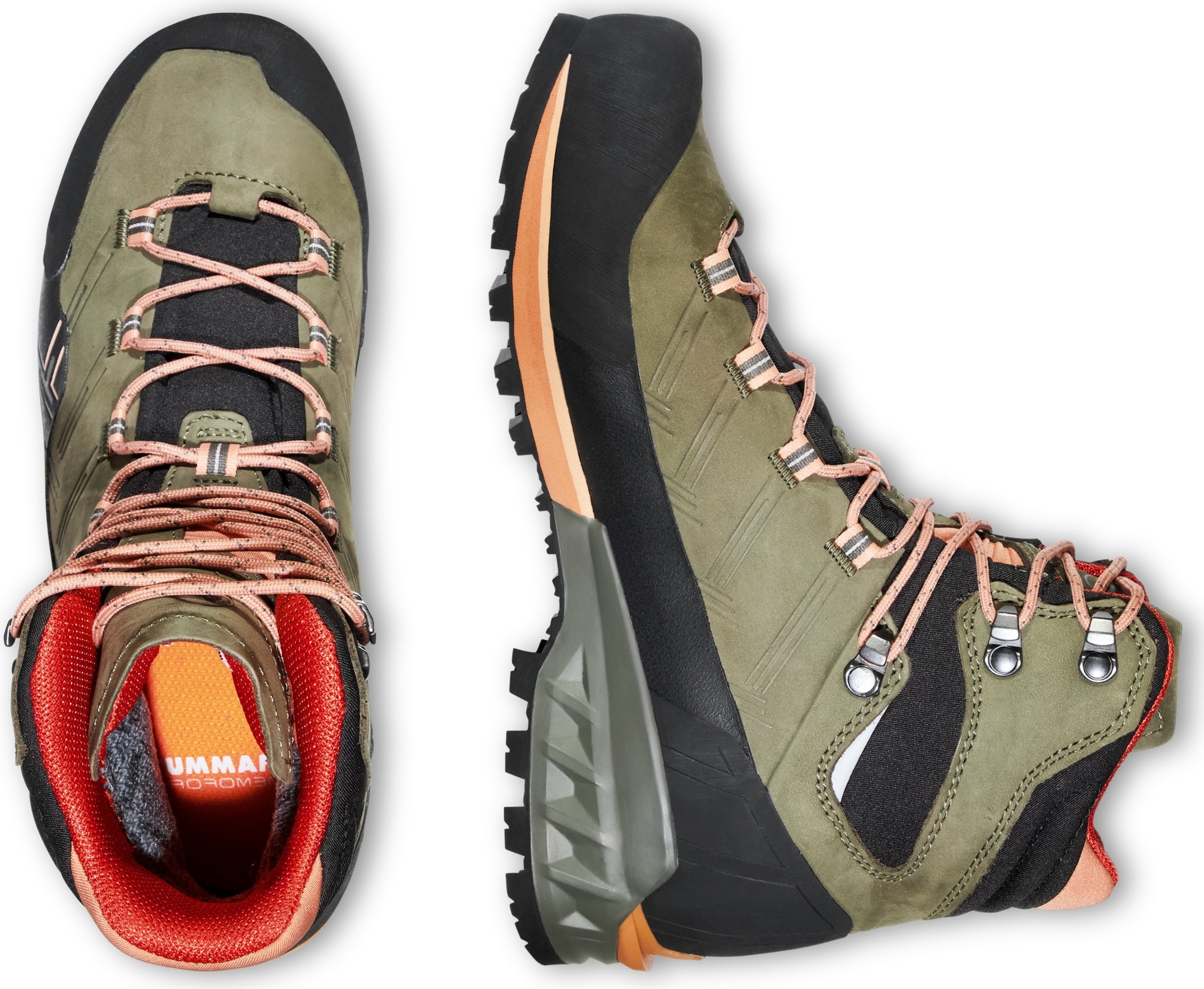 Ботинки женские для альпинизма Mammut Kento Guide High GTX 3010-00970 38 2/3 (5.5 UK) коричневые фото 4