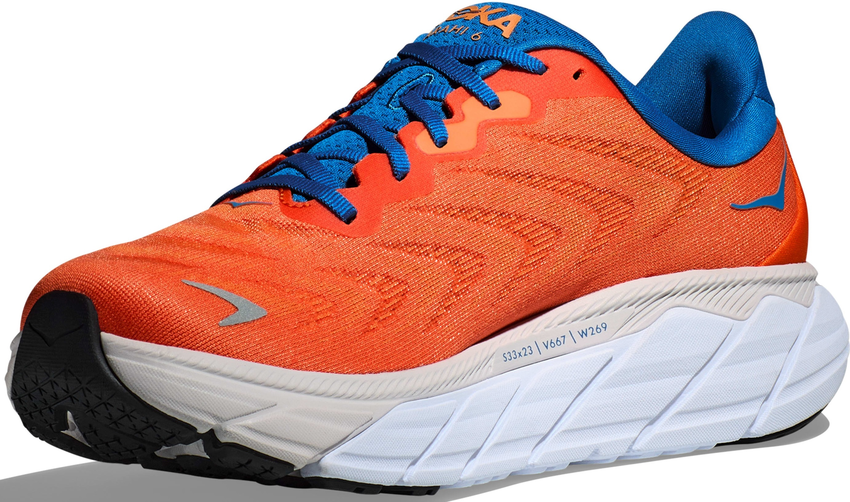 Кроссовки мужские для бега Hoka Arahi 6 1123194-VOCS 40 (7 US) оранжевые фото 4