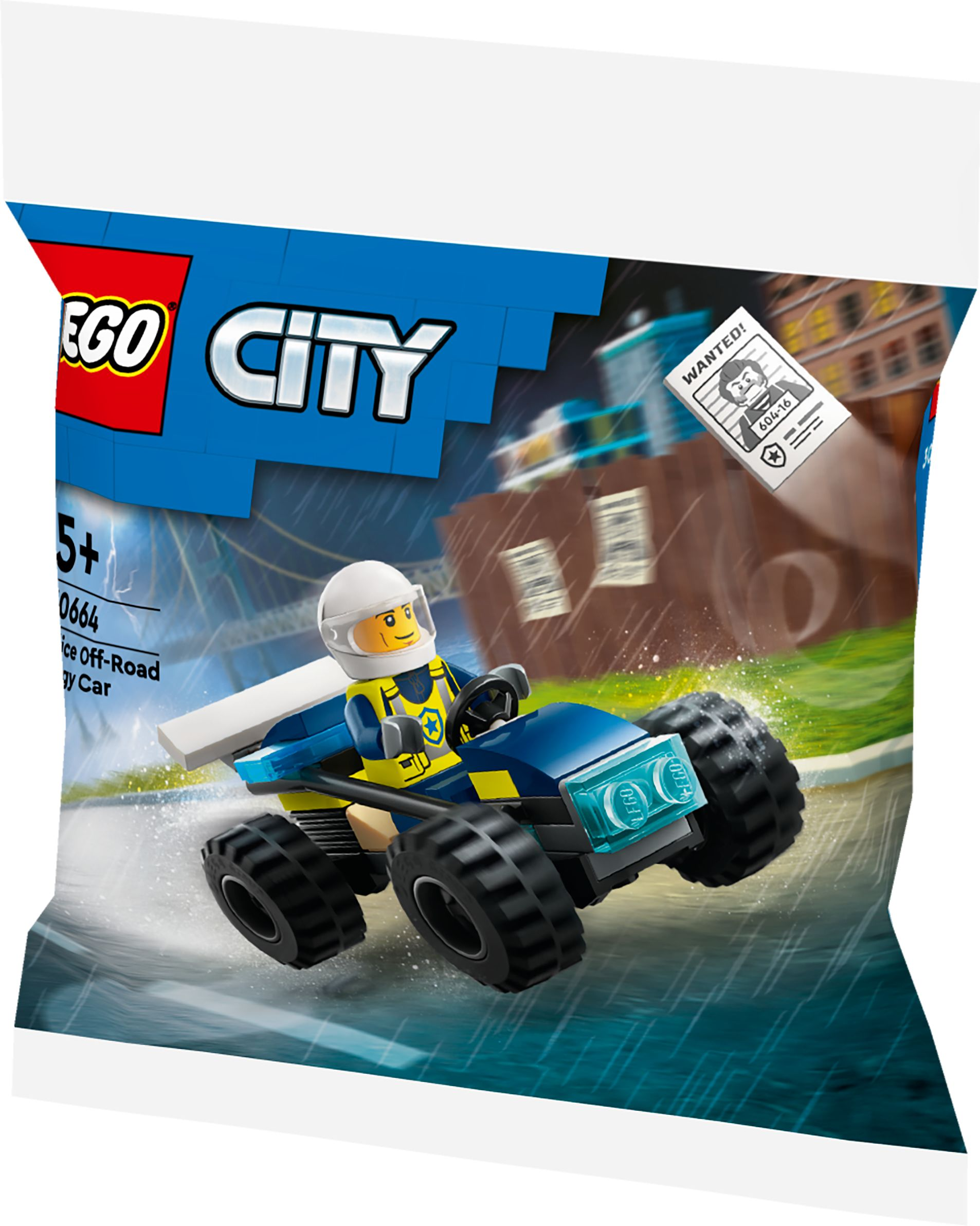 Конструктор LEGO 30664 City Полицейский багги для бездорожья фото 3