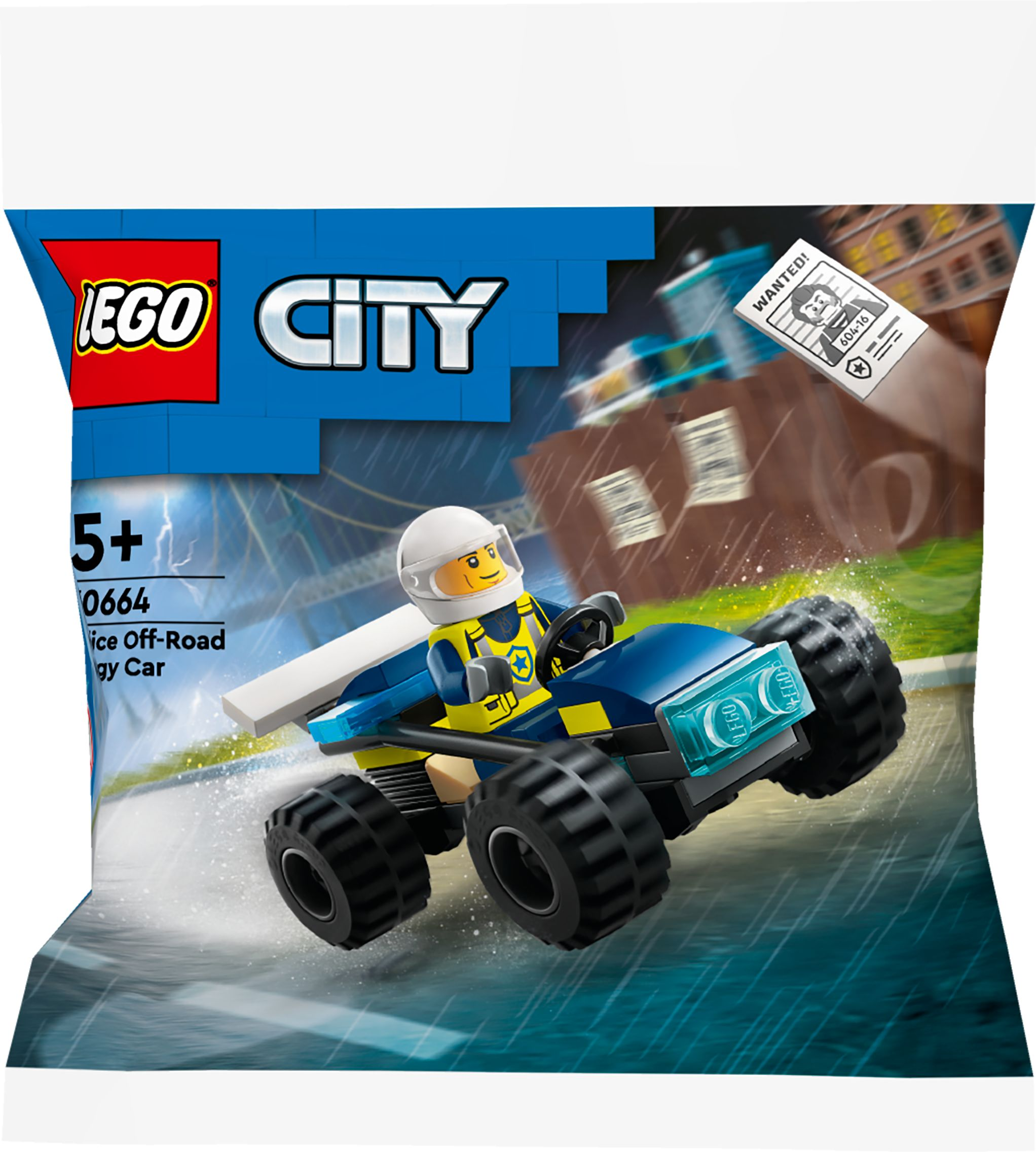 Конструктор LEGO 30664 City Поліцейський баггі для бездоріжжяфото2