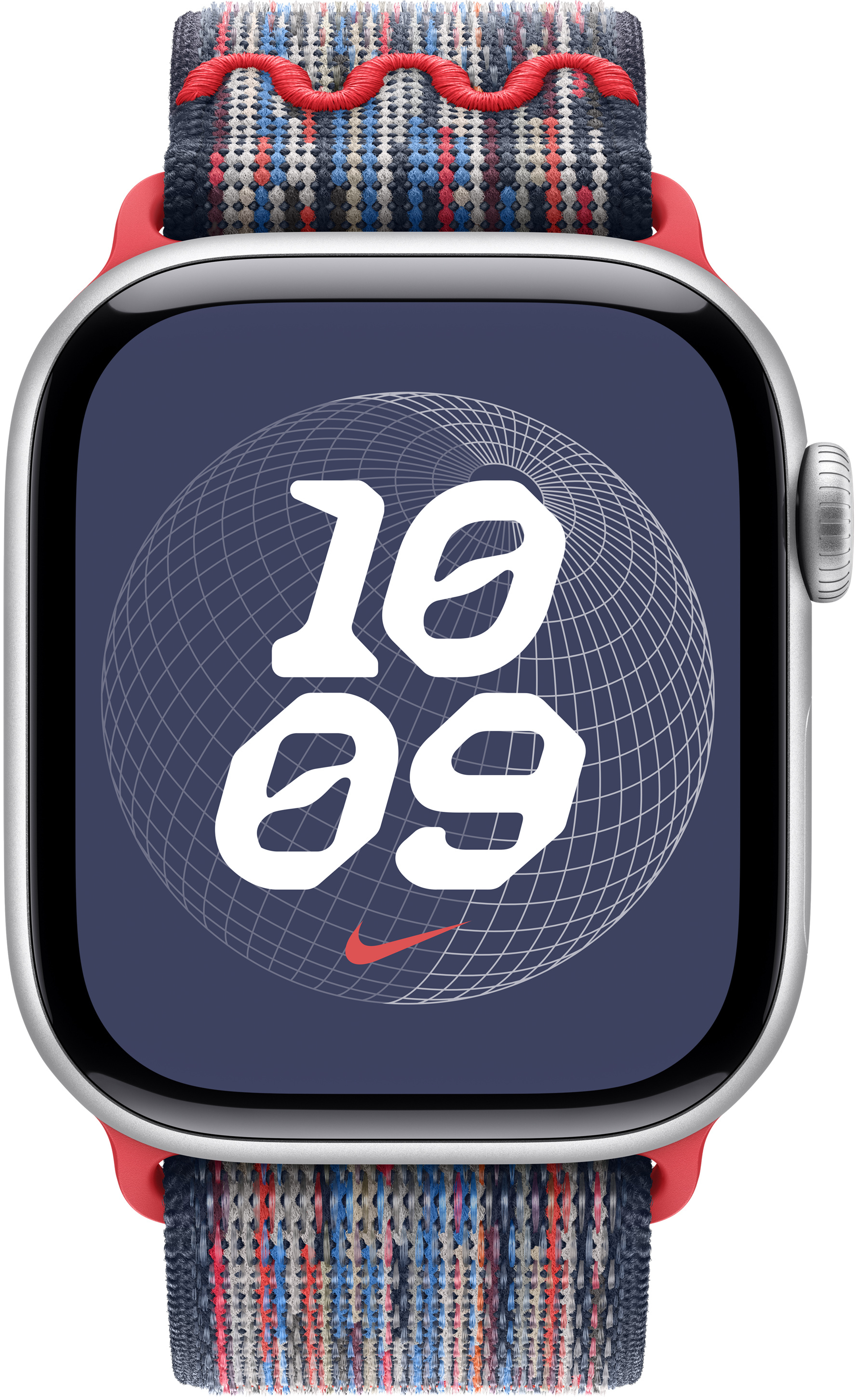 Ремешок Apple Watch 40mm Blue/Red Nike Sport Loop (MC1J4ZM/A) фото 4