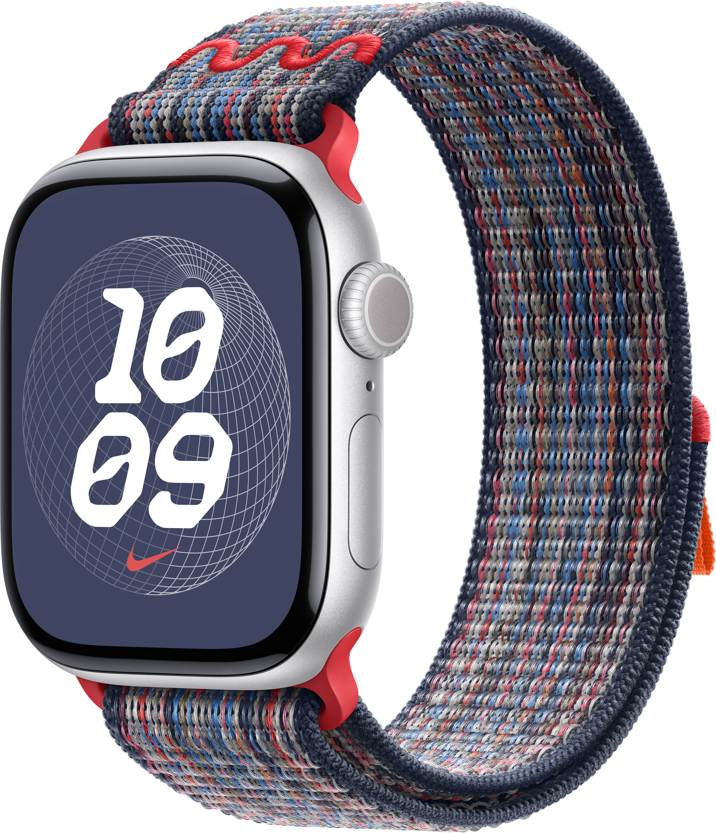 Ремешок Apple Watch 40mm Blue/Red Nike Sport Loop (MC1J4ZM/A) фото 3