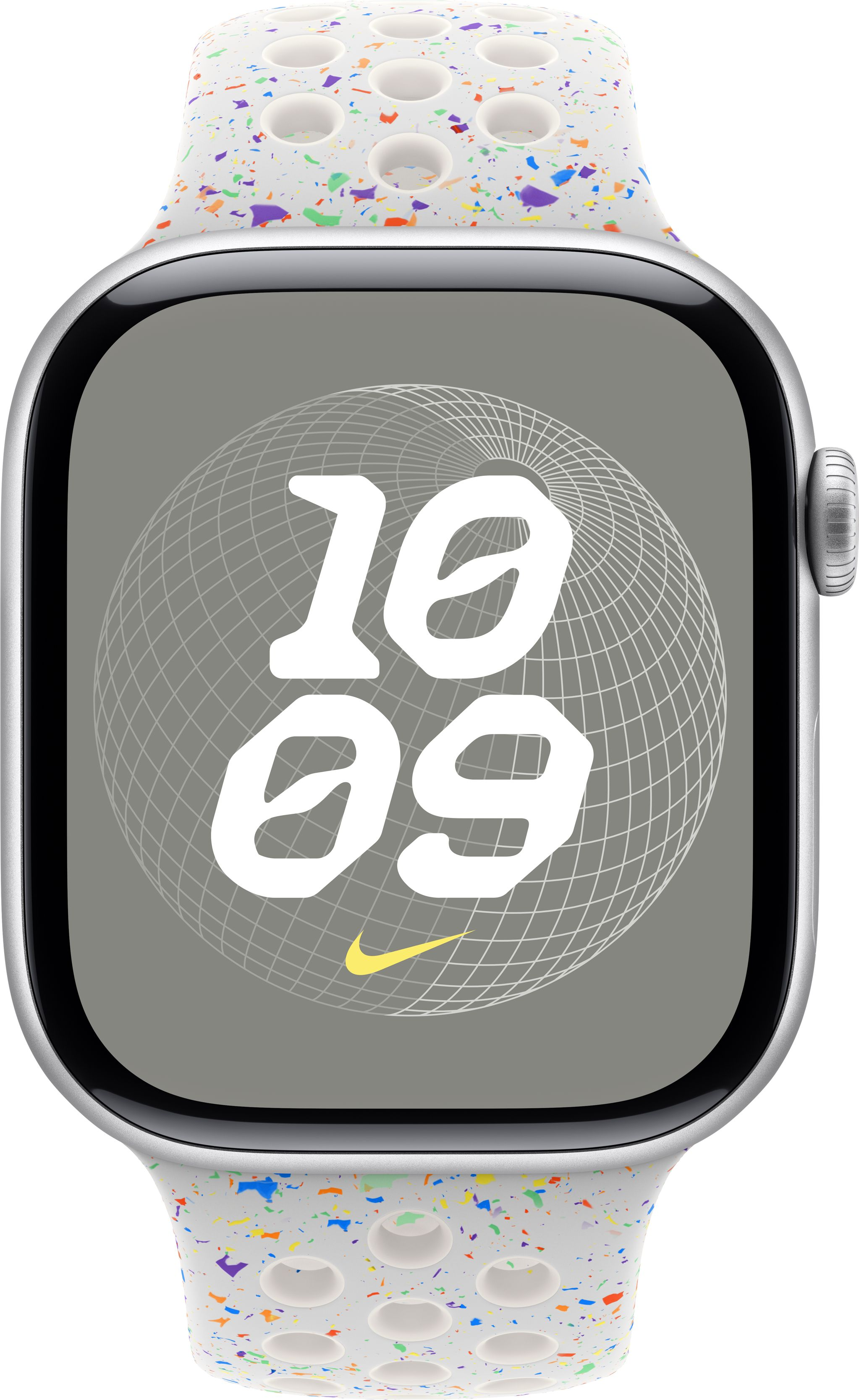 Ремешок Apple Watch 40mm Pure Platinum Nike Sport Band S/M (MC1V4ZM/A) фото 4