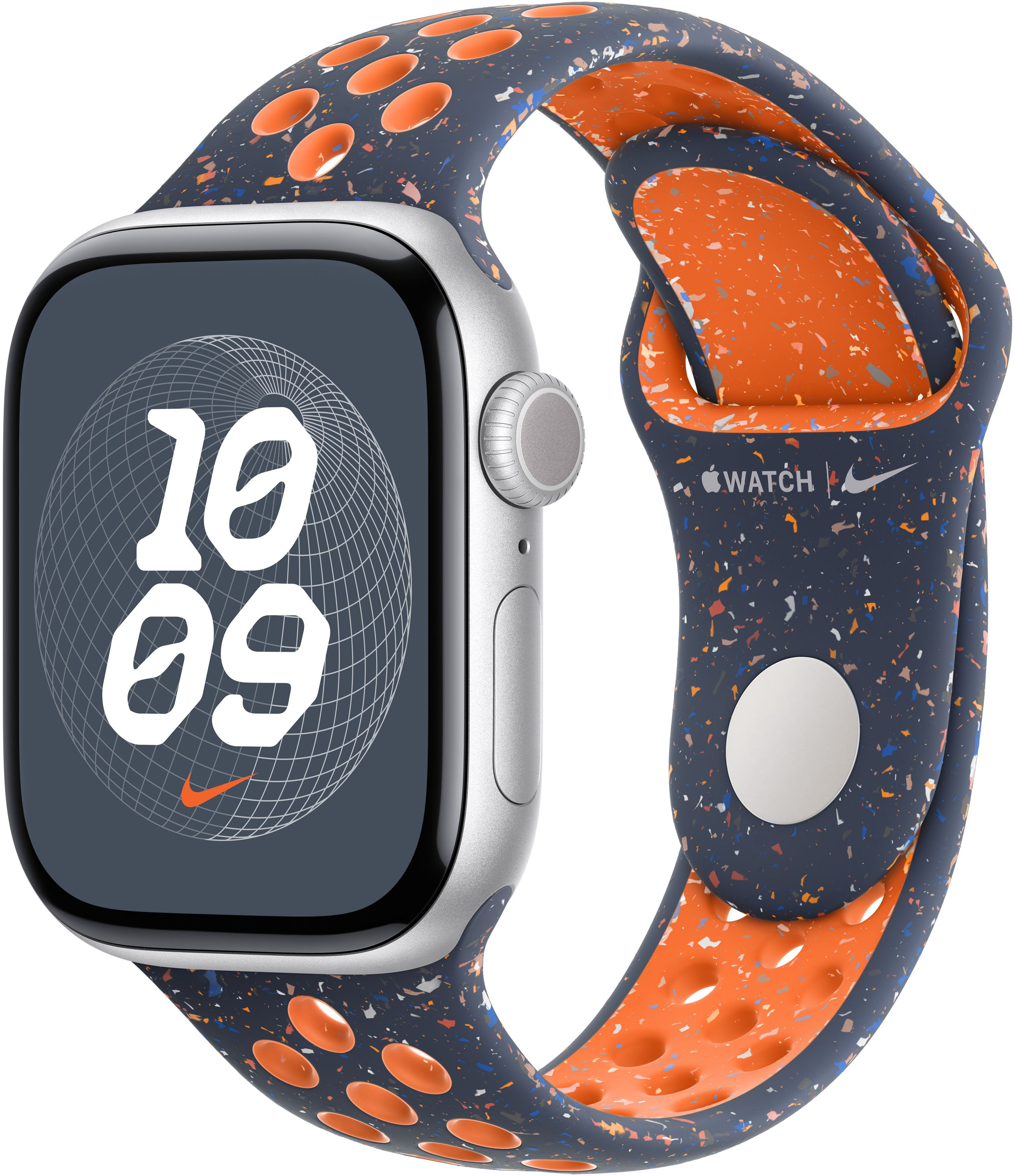 Ремешок Apple Watch 40mm Blue Flame Nike Sport Band S/M (MC2E4ZM/A) фото 3