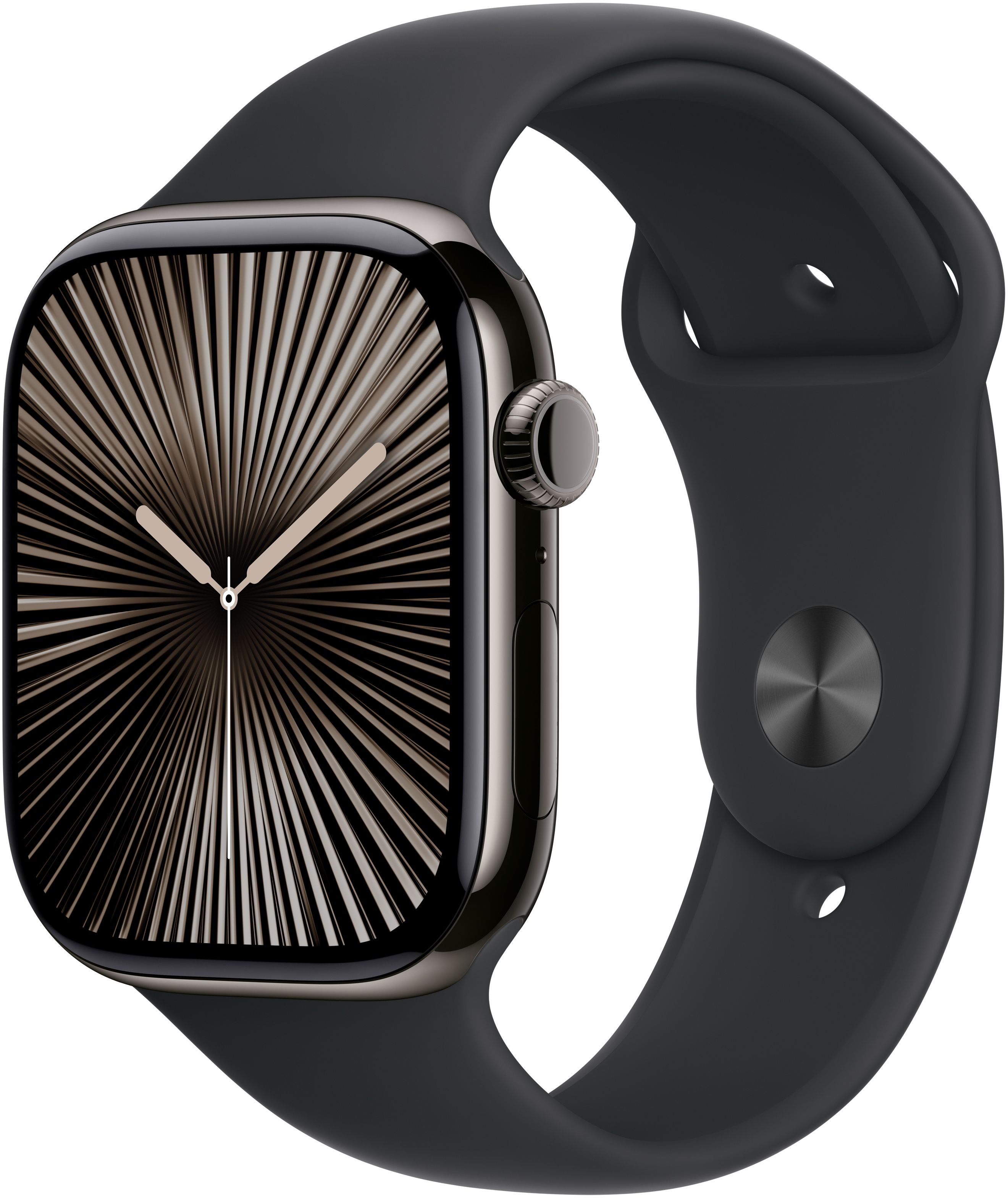 Ремінець Apple Watch 46mm Black Sport Band S/M (MXM23ZM/A)фото3