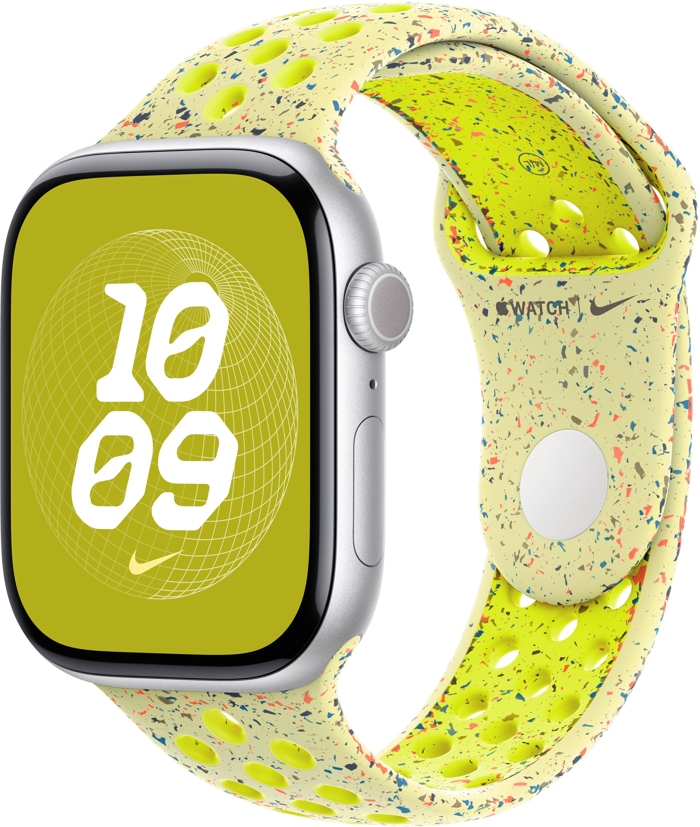 Ремінець Apple Watch 46mm Volt Splash Nike Sport Band S/M (MXU73ZM/A)фото3