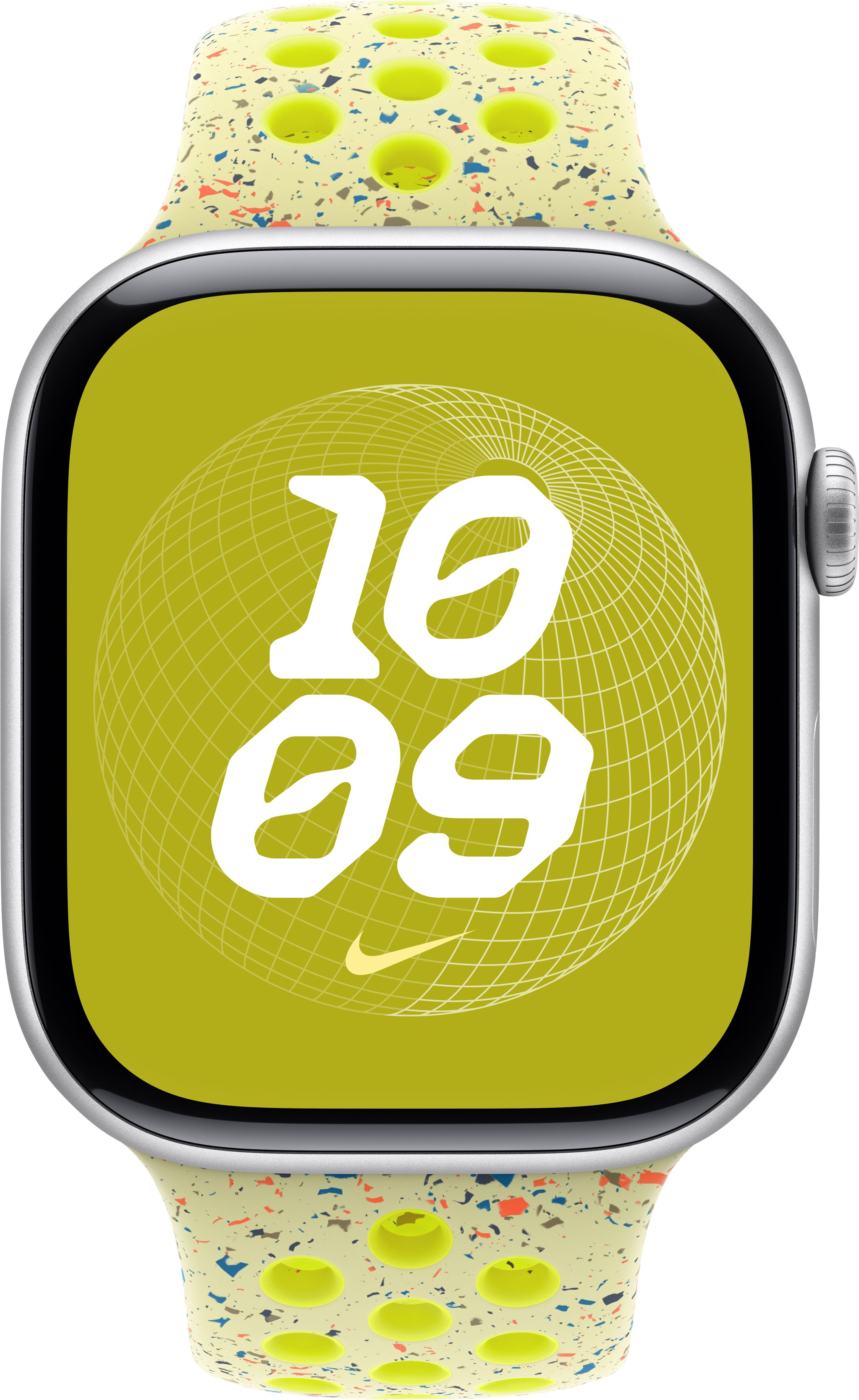 Ремешок Apple Watch 46mm Volt Splash Nike Sport Band S/M (MXU73ZM/A) фото 4