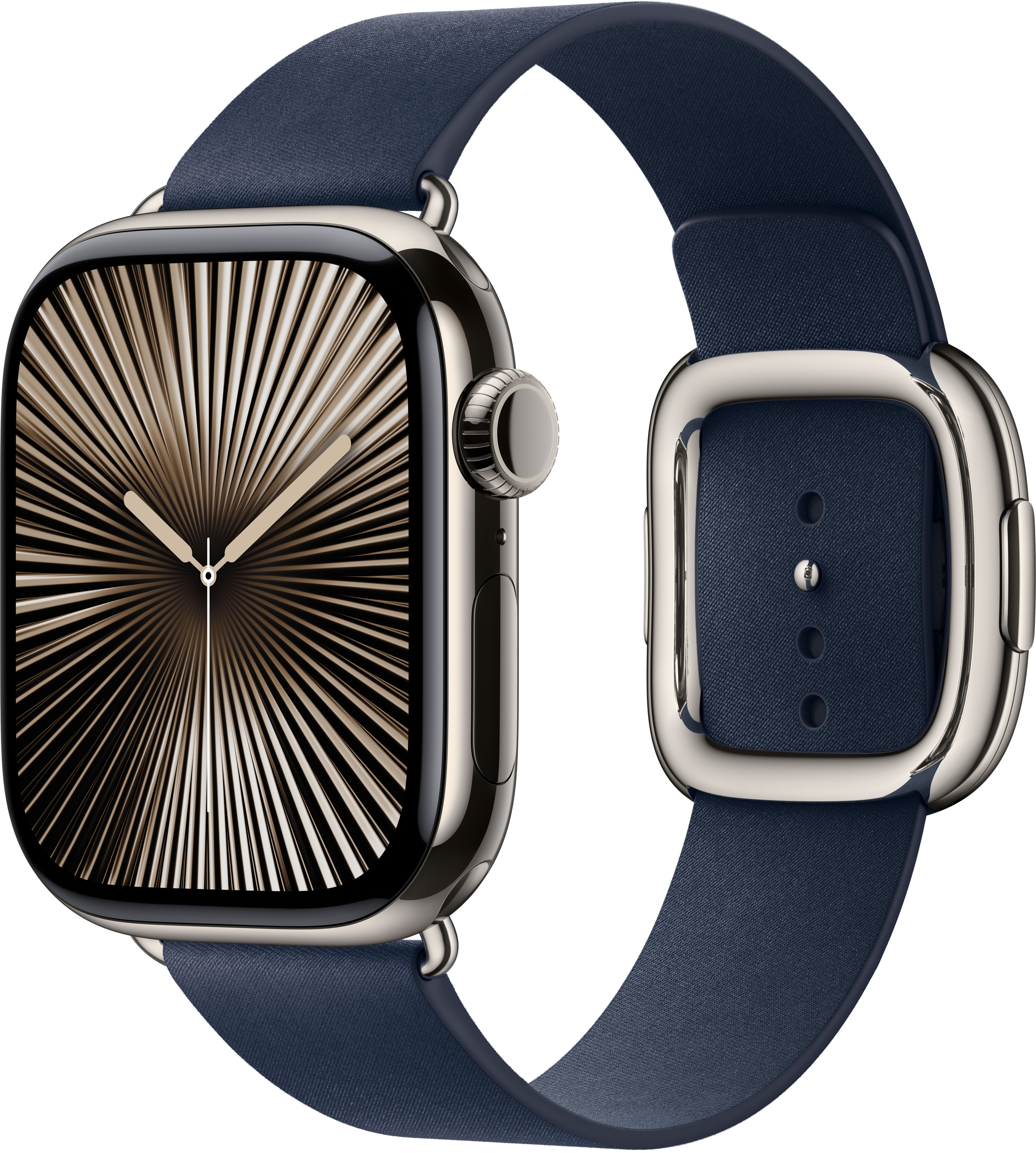 Ремінець Apple Watch 42mm Deep Blue Modern Buckle Small (MXW03ZM/A)фото3