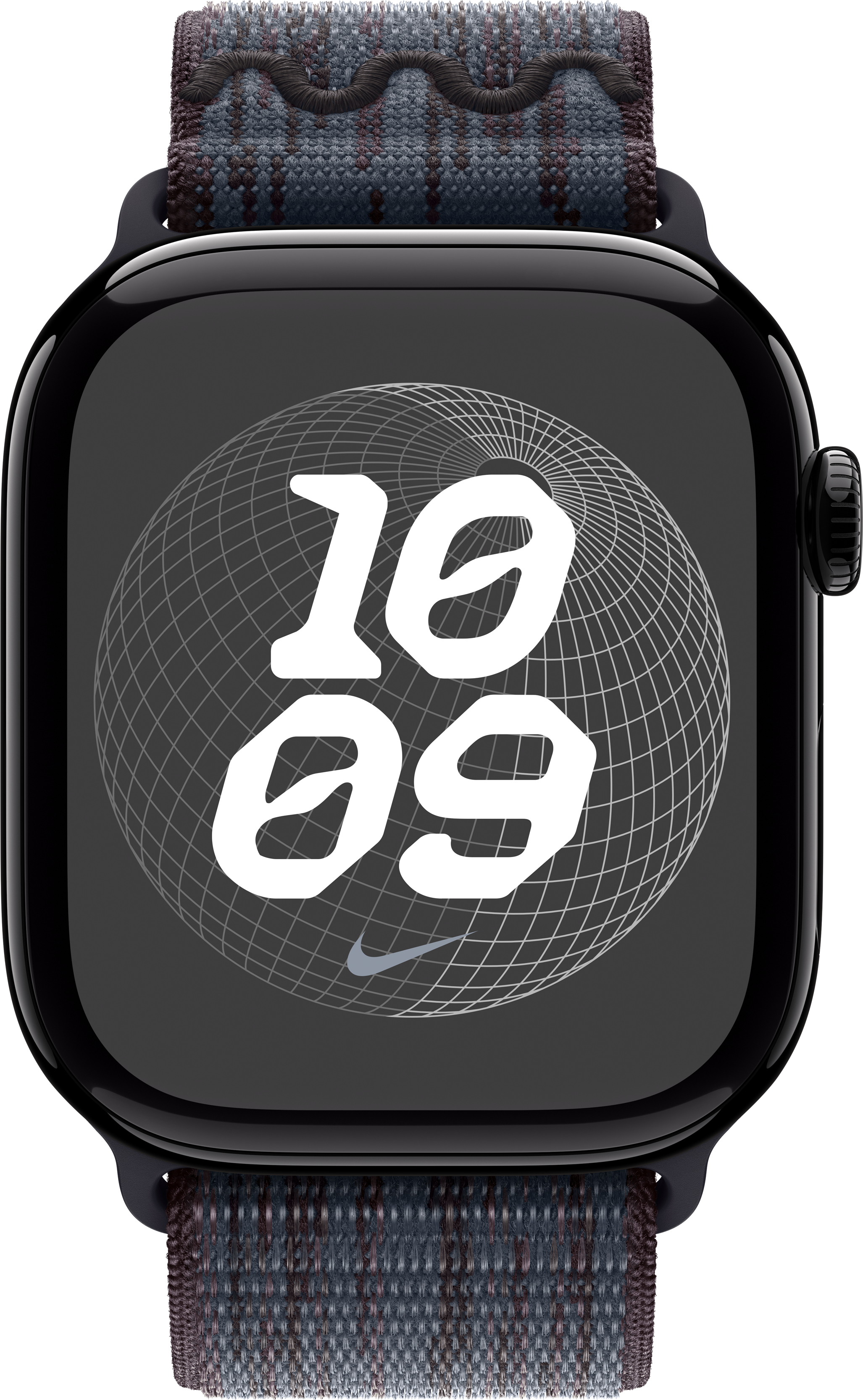 Ремешок Apple Watch 46mm Black/Blue Nike Sport Loop (MYJD3ZM/A) фото 4