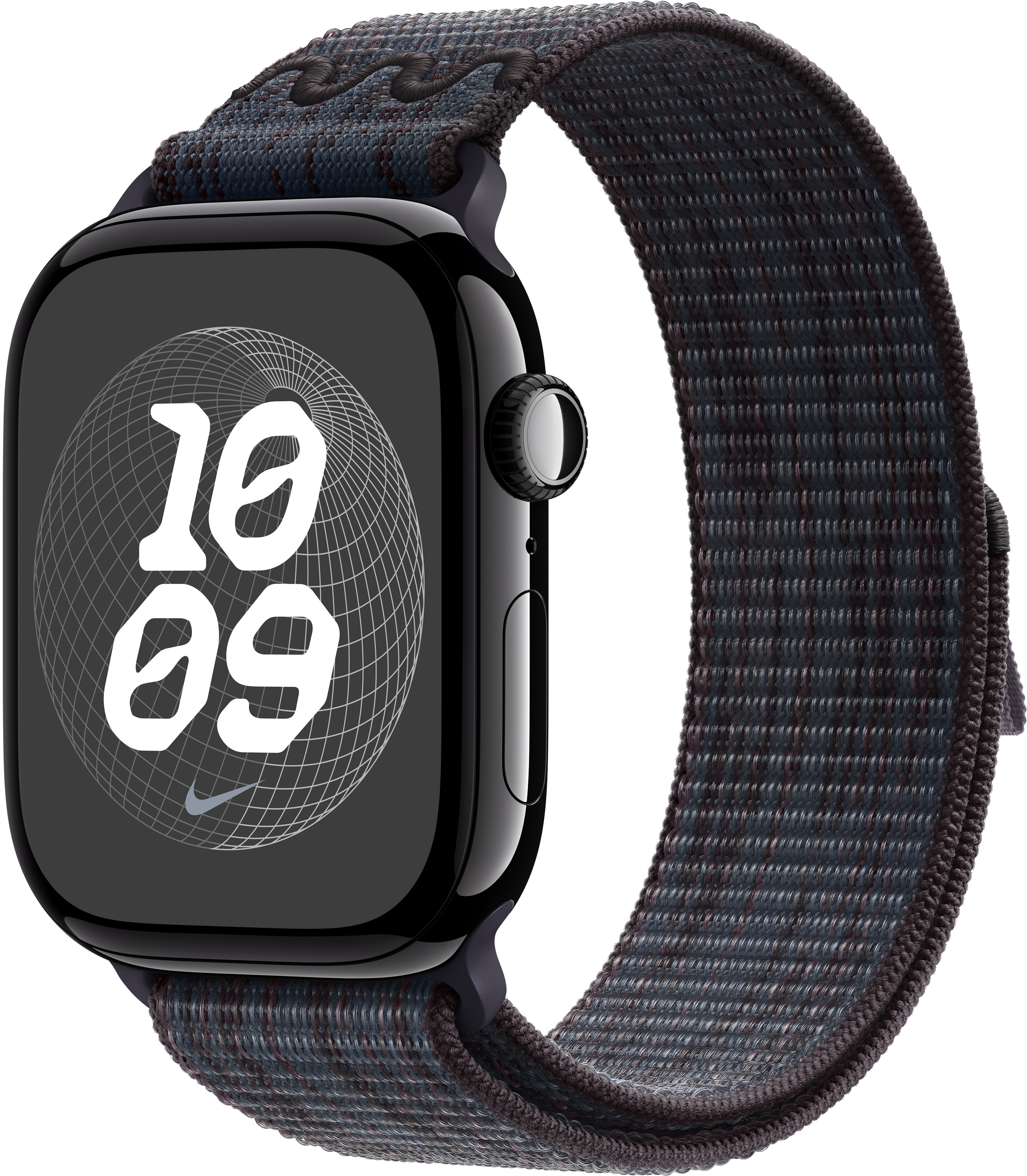 Ремінець Apple Watch 46mm Black/Blue Nike Sport Loop (MYJD3ZM/A)фото3