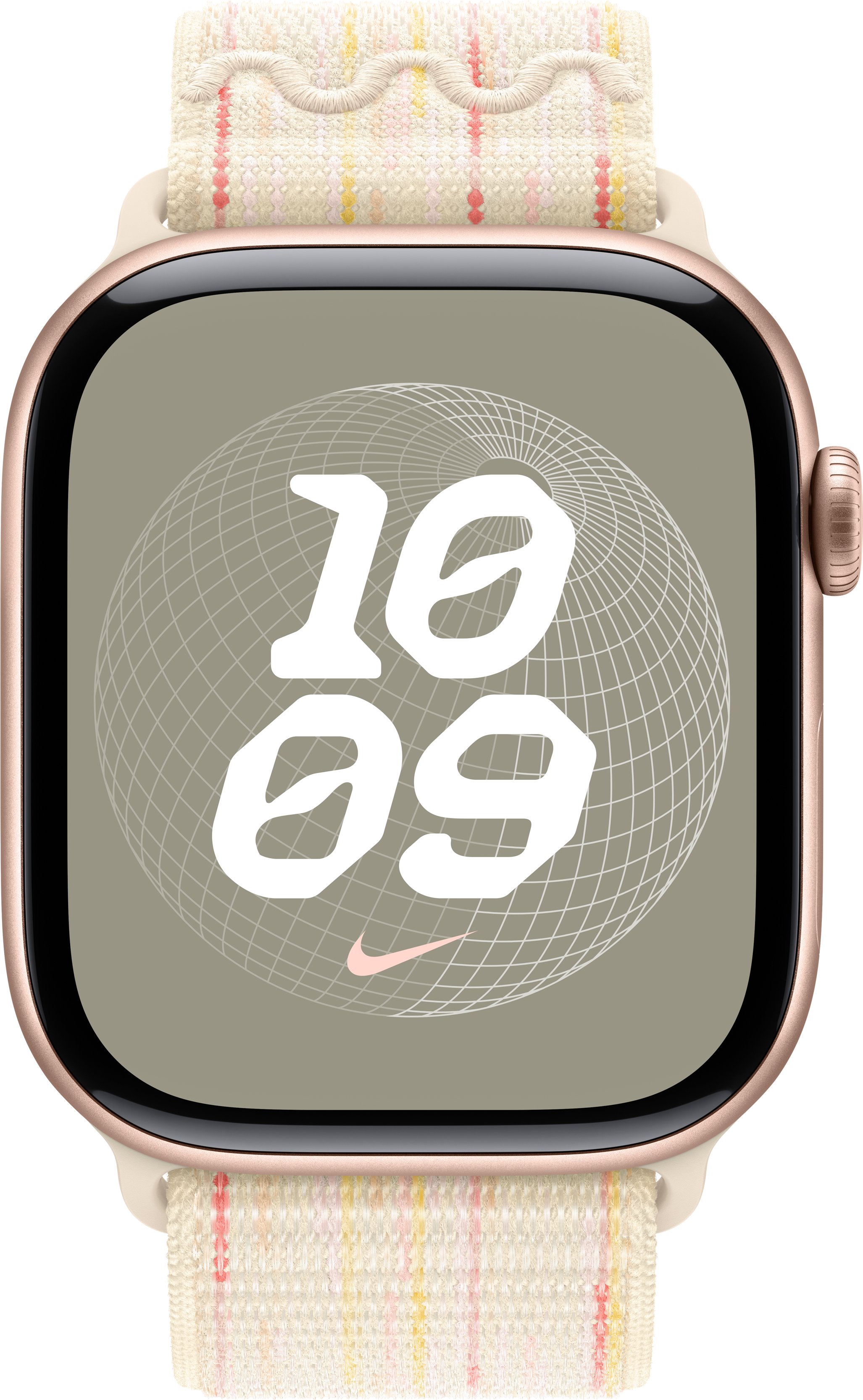 Ремінець Apple Watch 46mm Starlight/Pink Nike Sport Loop (MYJE3ZM/A)фото4