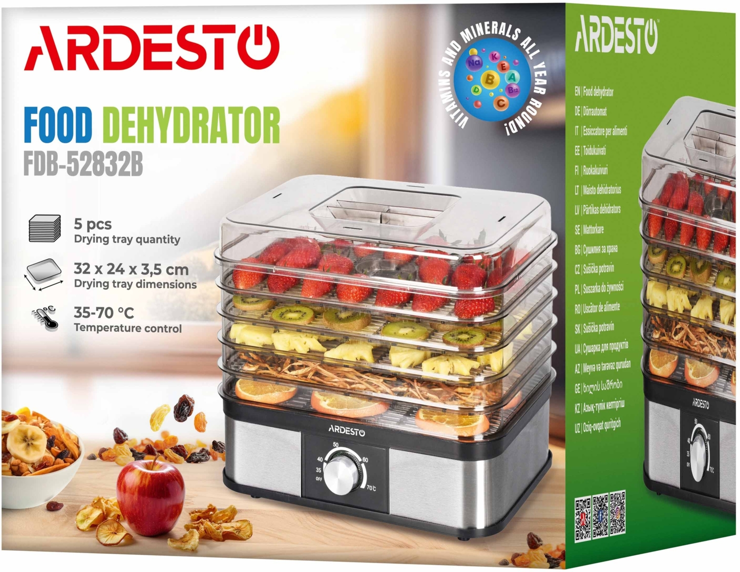 Сушка для овощей и фруктов ARDESTO FDB-52832B фото