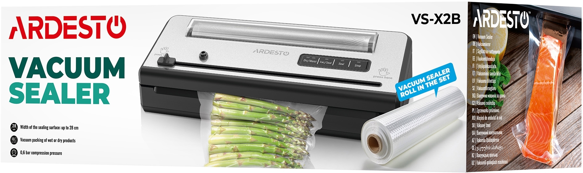 Вакуумний пакувальник ARDESTO VS-X2Bфото13
