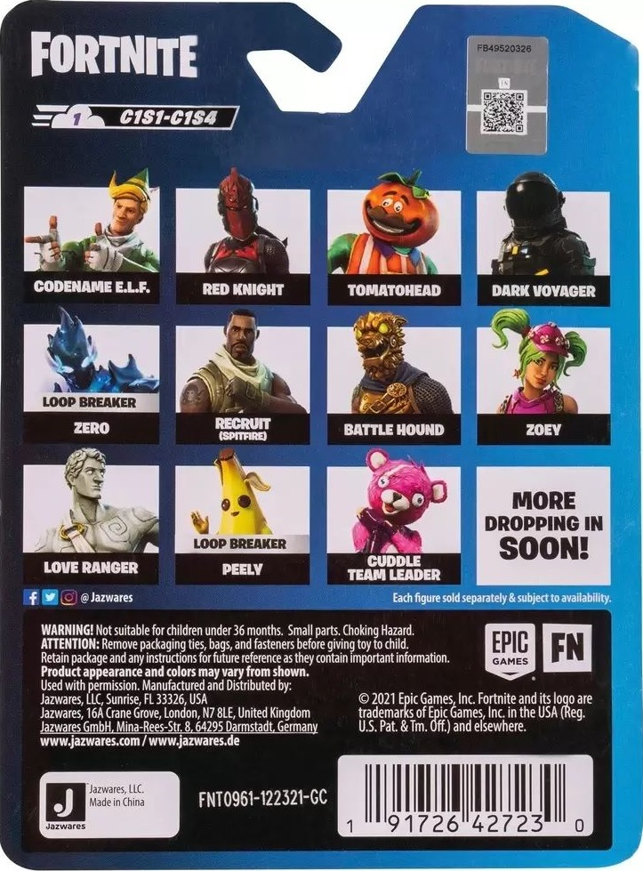 Колекційна фігурка Fortnite Micro Legendary Series Carbide, 6см (FNT0961)фото4