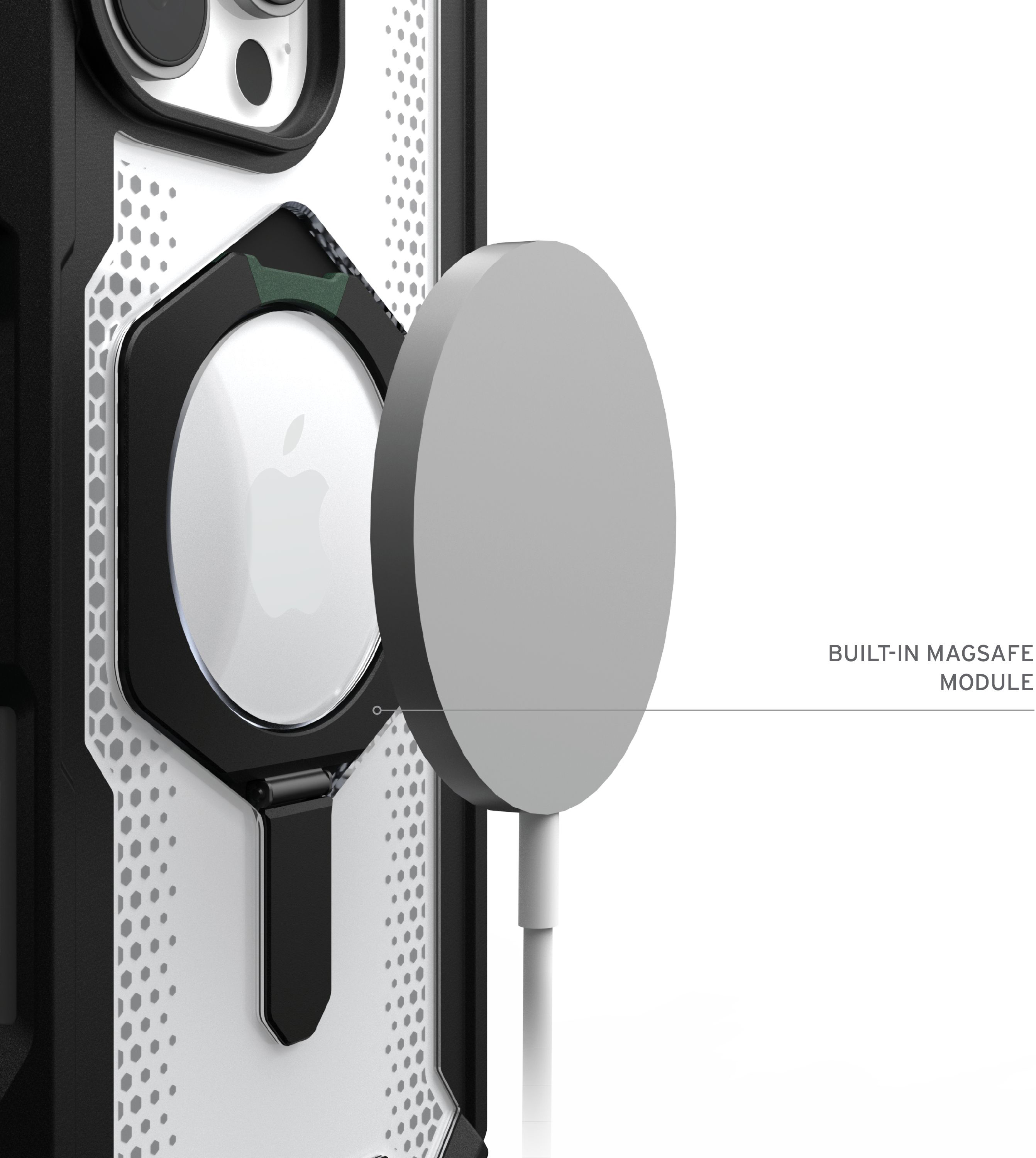 Чехол UAG для Apple iPhone 16 Pro Max Plasma XTE MagSafe, Black/Clear (11447511404G) фото 11