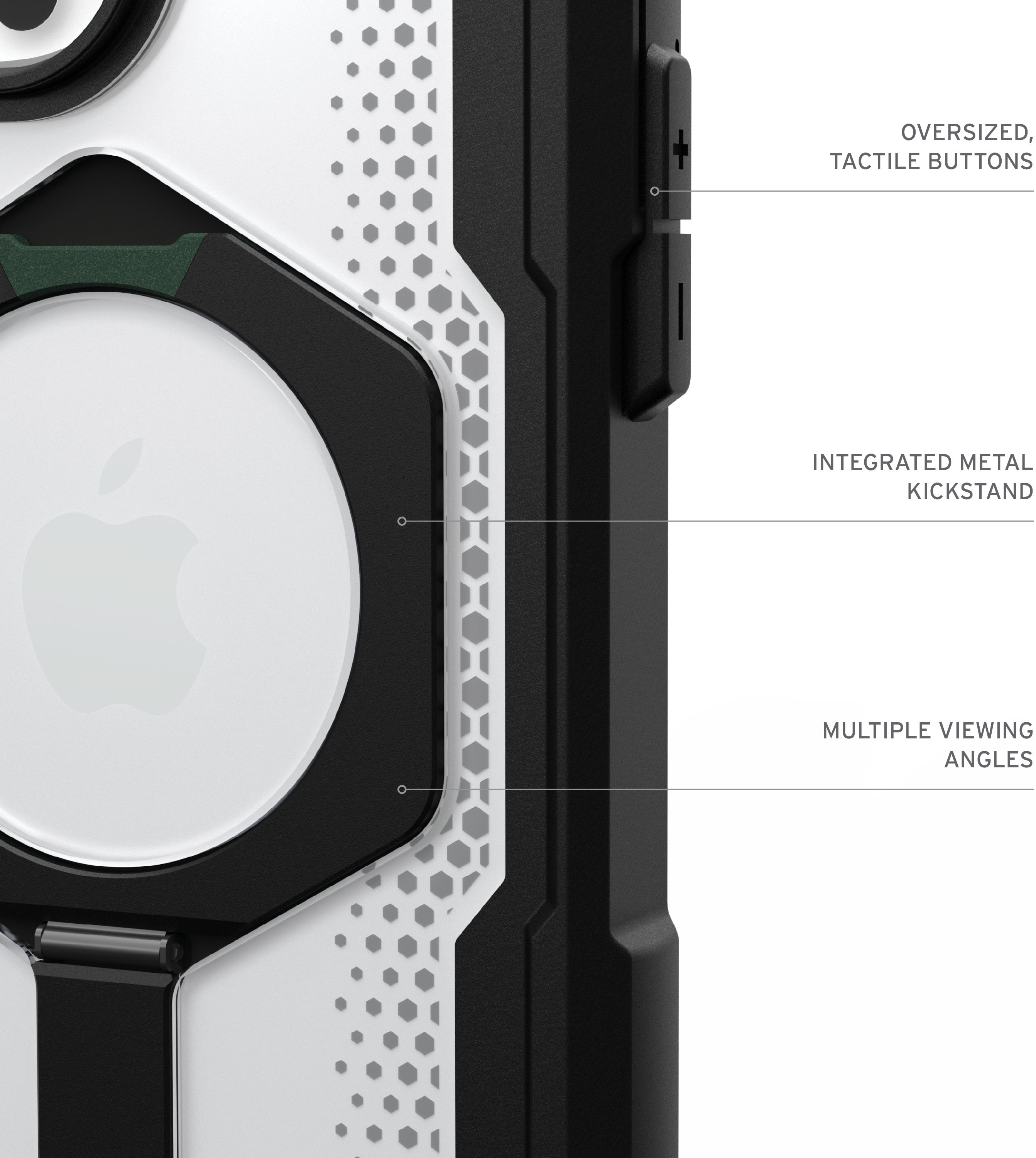 Чехол UAG для Apple iPhone 16 Pro Max Plasma XTE MagSafe, Black/Clear (11447511404G) фото 9