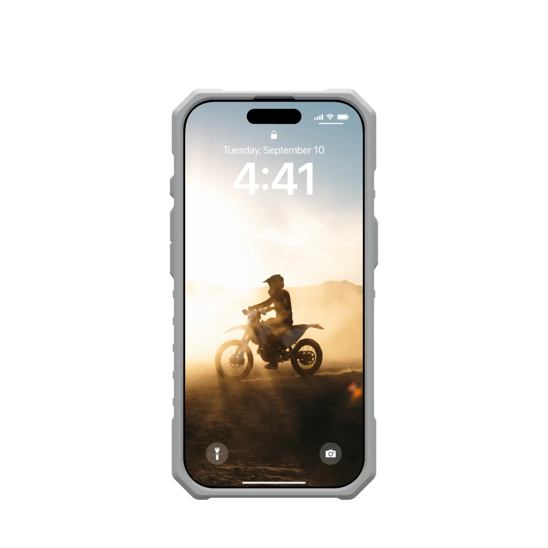 Чехол UAG для Apple iPhone 16 Pro Pathfinder Clear Magsafe, Active Neon (114464118181) фото 4