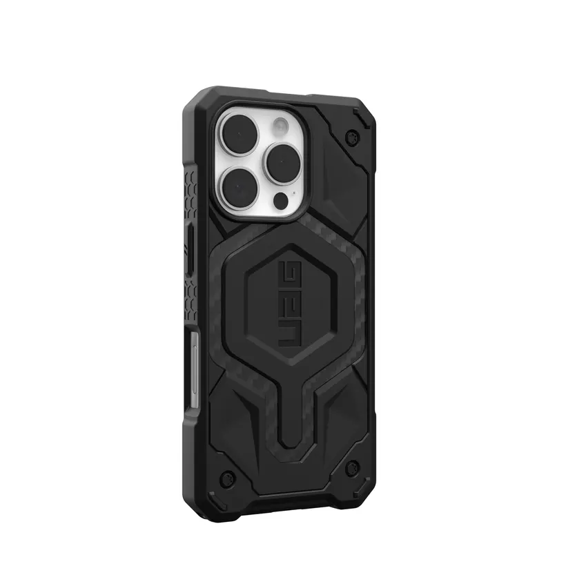 Чохол UAG для Apple iPhone 16 Pro Monarch, Carbon Fiber (114460114242)фото2