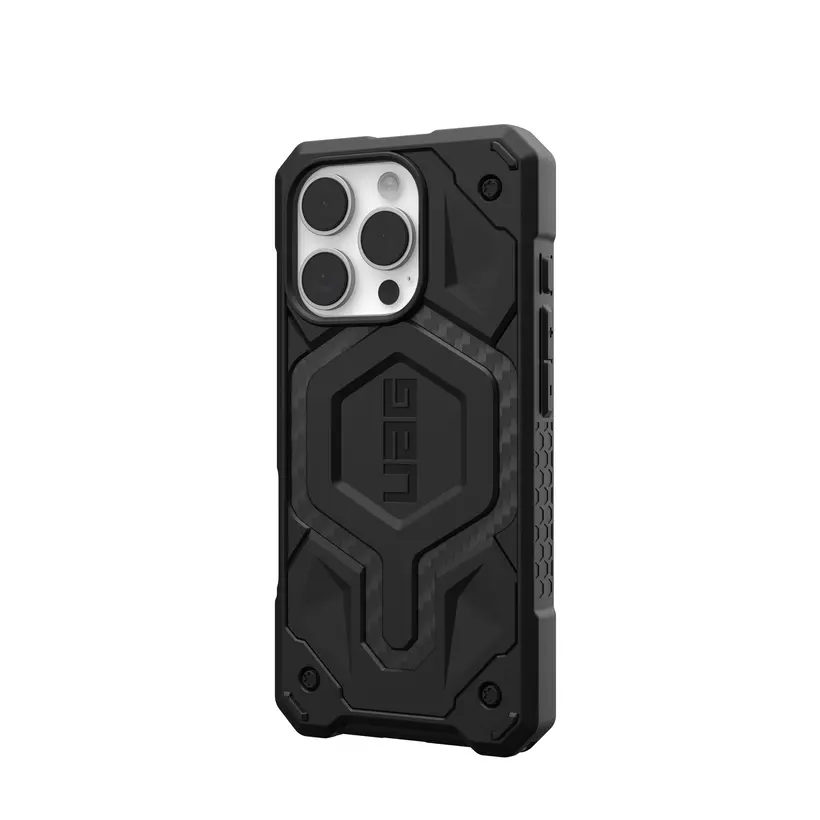 Чехол UAG для Apple iPhone 16 Pro Monarch, Carbon Fiber (114460114242) фото 3