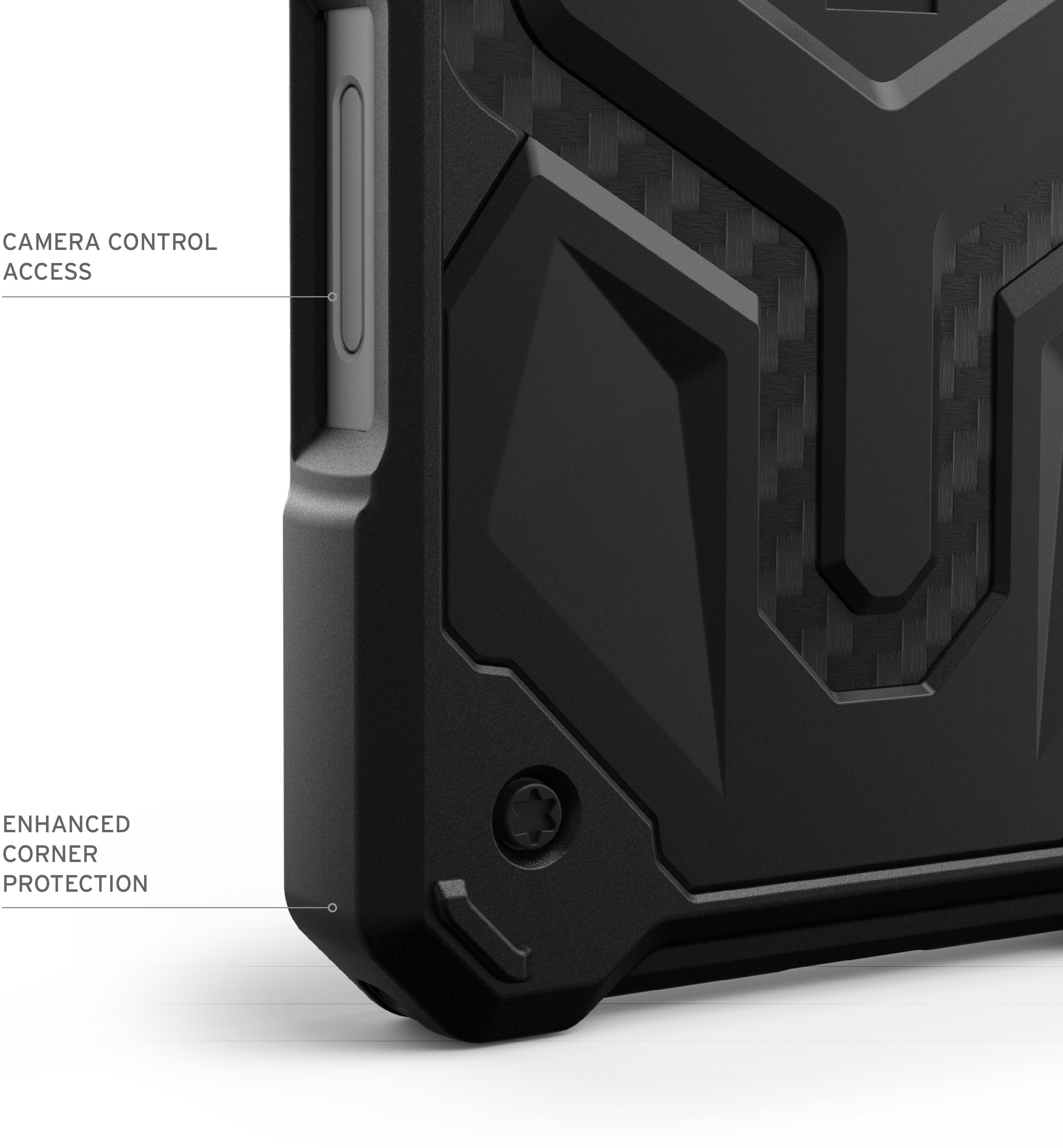 Чохол UAG для Apple iPhone 16 Pro Monarch, Carbon Fiber (114460114242)фото15