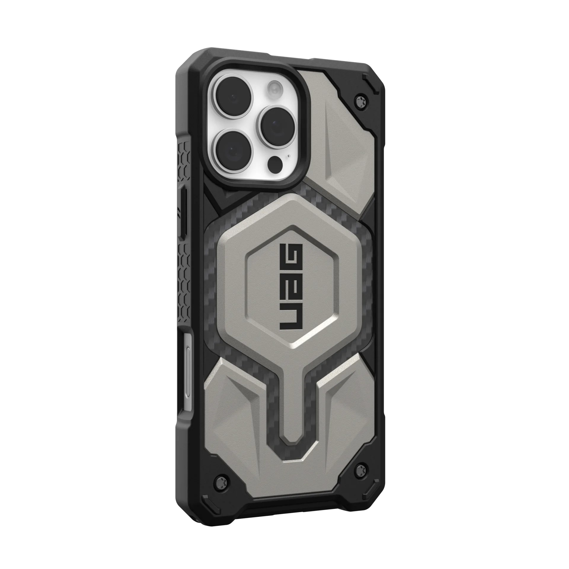 Чехол UAG для Apple iPhone 16 Pro Max Monarch Pro Magsafe, Titanium (114457113636) фото 2