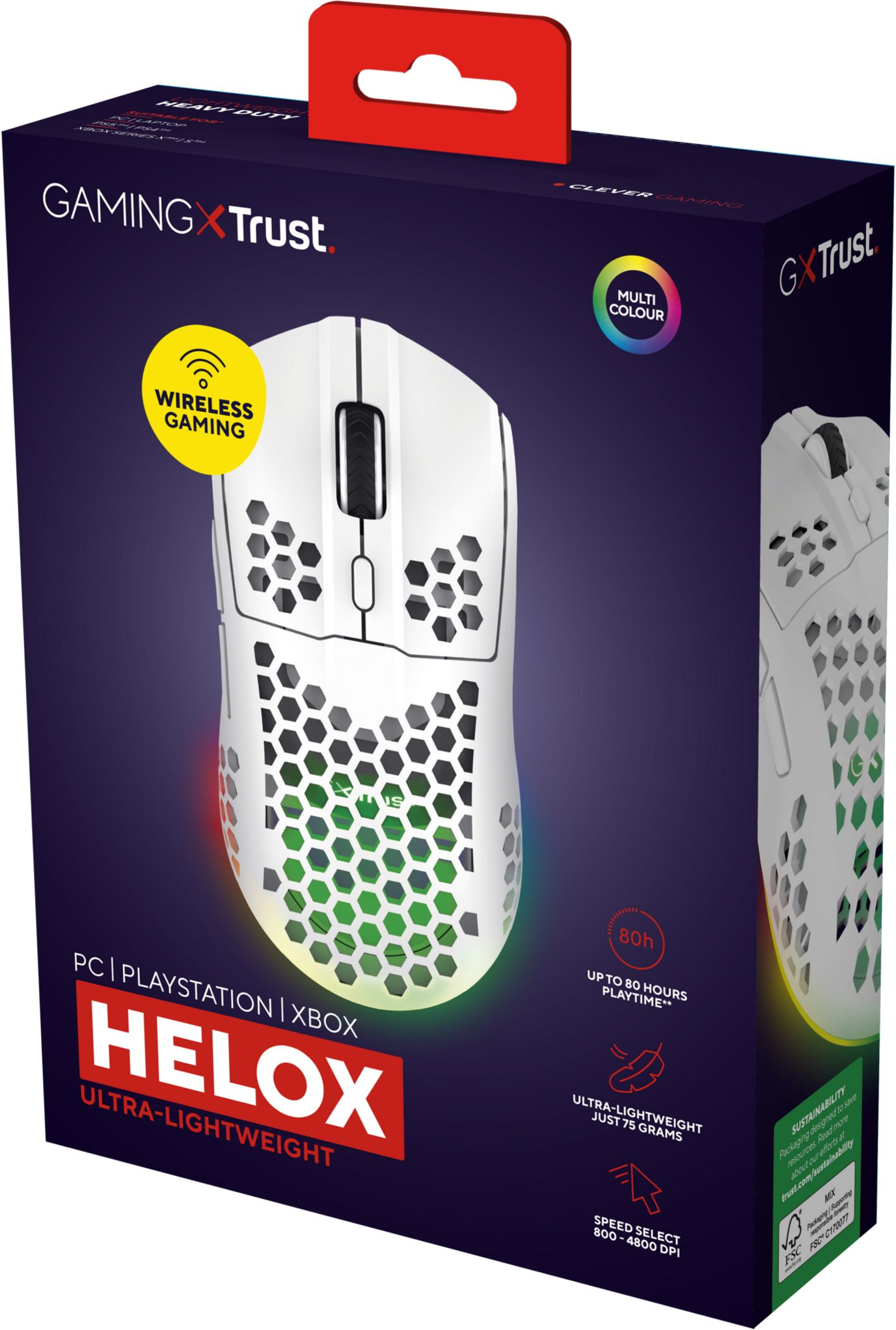 Игровая мышь Trust GXT 928 Helox WL White (25390_TRUST) фото 7