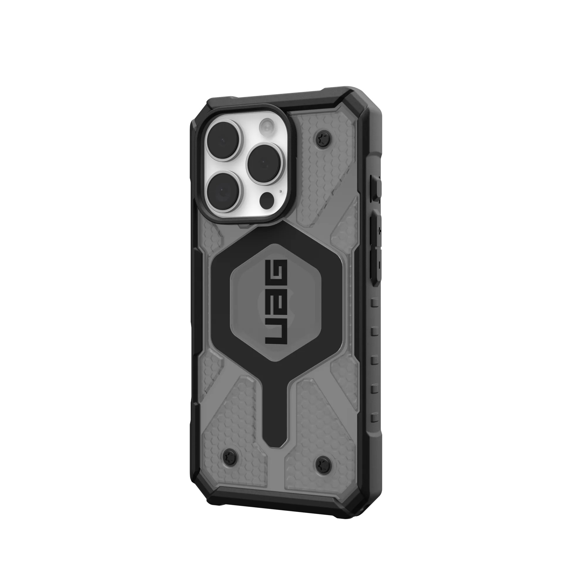 Чехол UAG для Apple iPhone 16 Pro Pathfinder Clear Magsafe, Ash (114464113131) фото 3